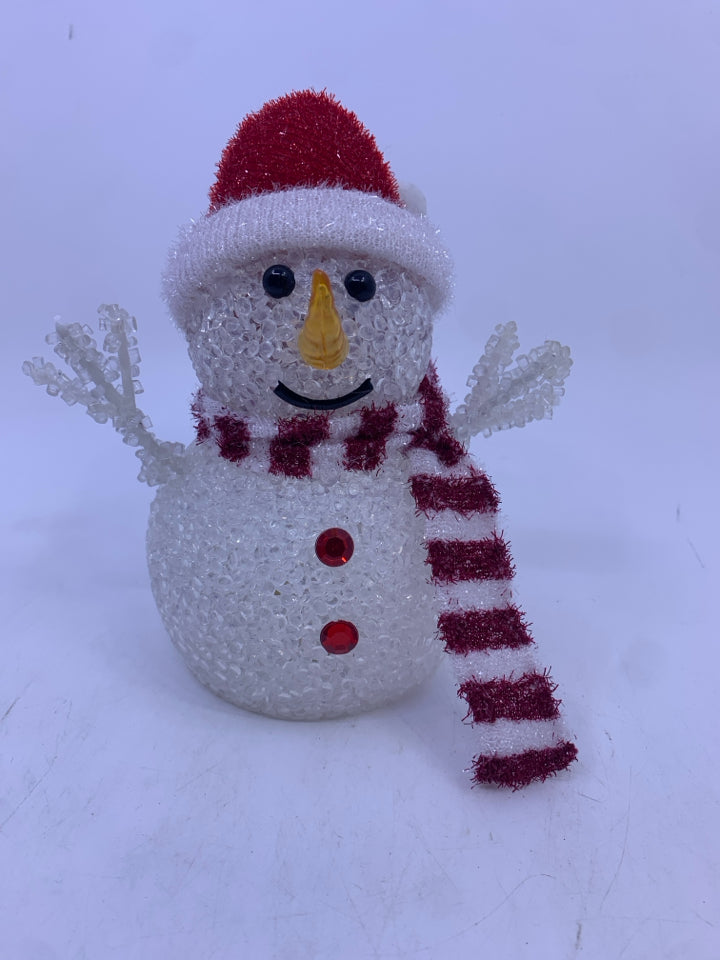 LIGHT UP SNOWMAN FIGURE.