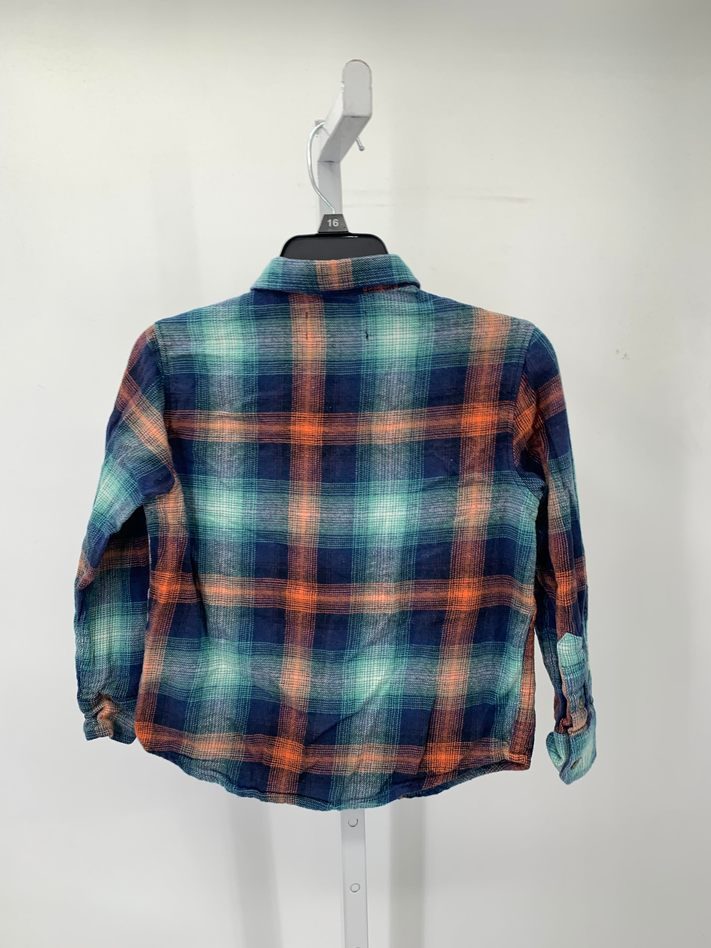 ORANGE PLAID BTN DOWN