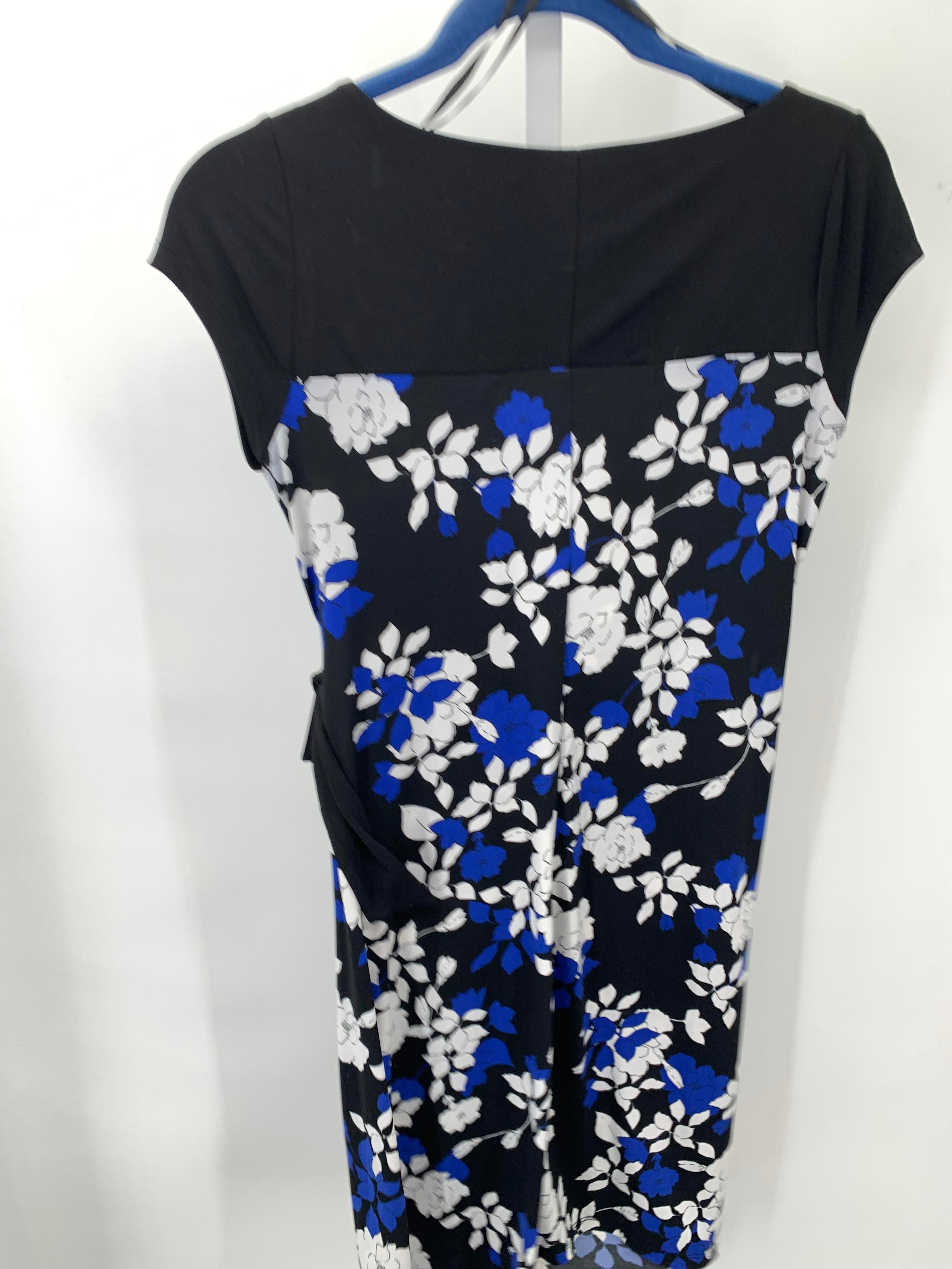 Motherhood Blk/Wht Size Small Maternity Short Sleeve Dress