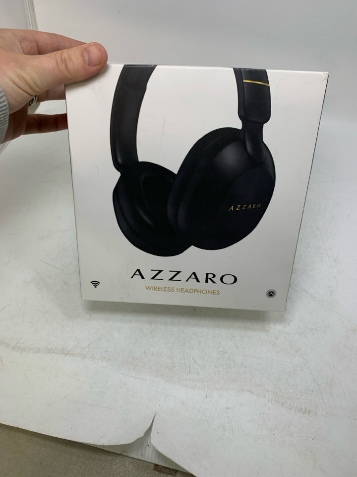 NIB AZZARO WIRELESS HEADPHONES.