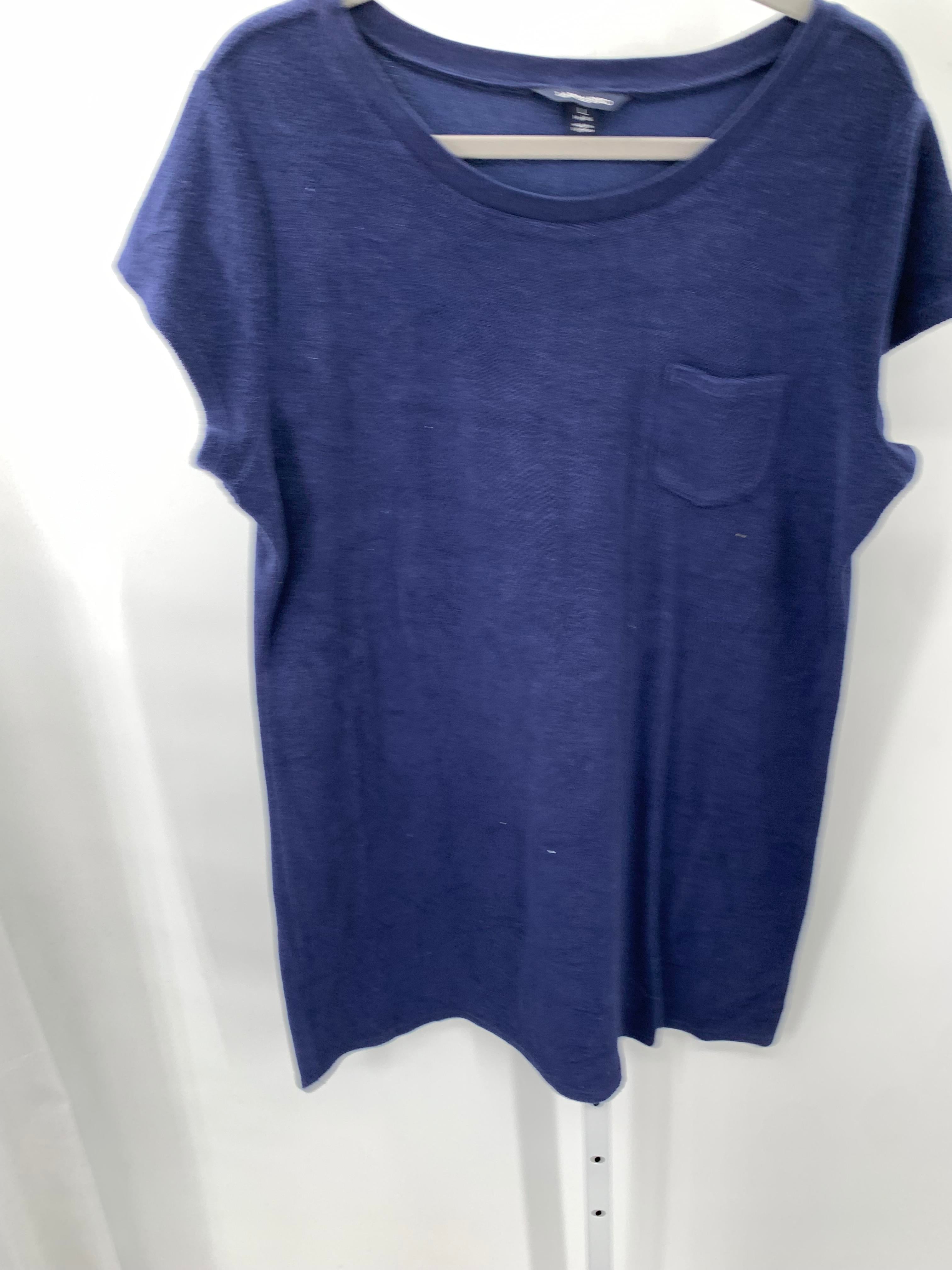 Lands End Size Large Misses Short Sleeve Dress