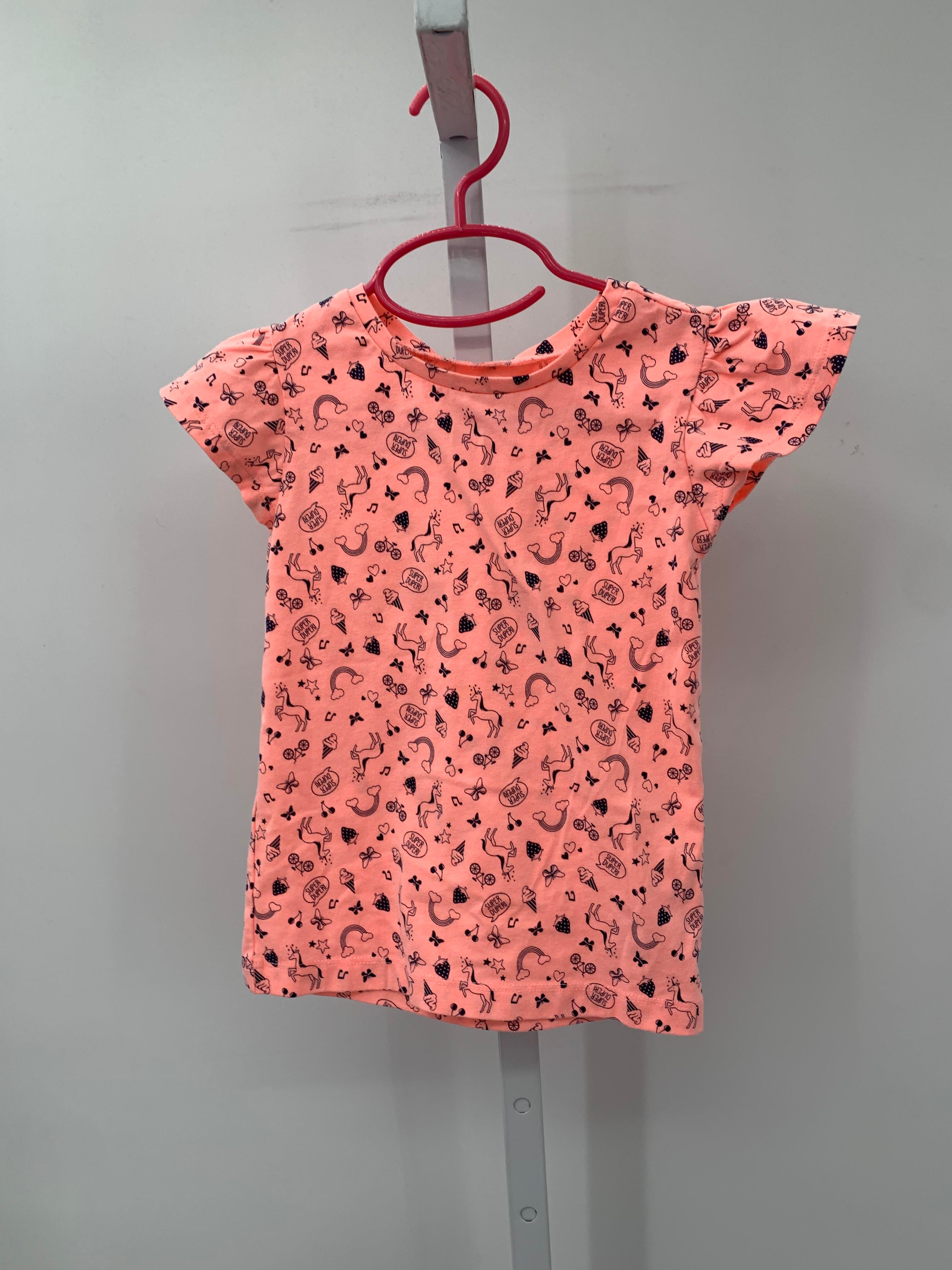 Simple Joys Size 4T Girls Short Sleeve Shirt