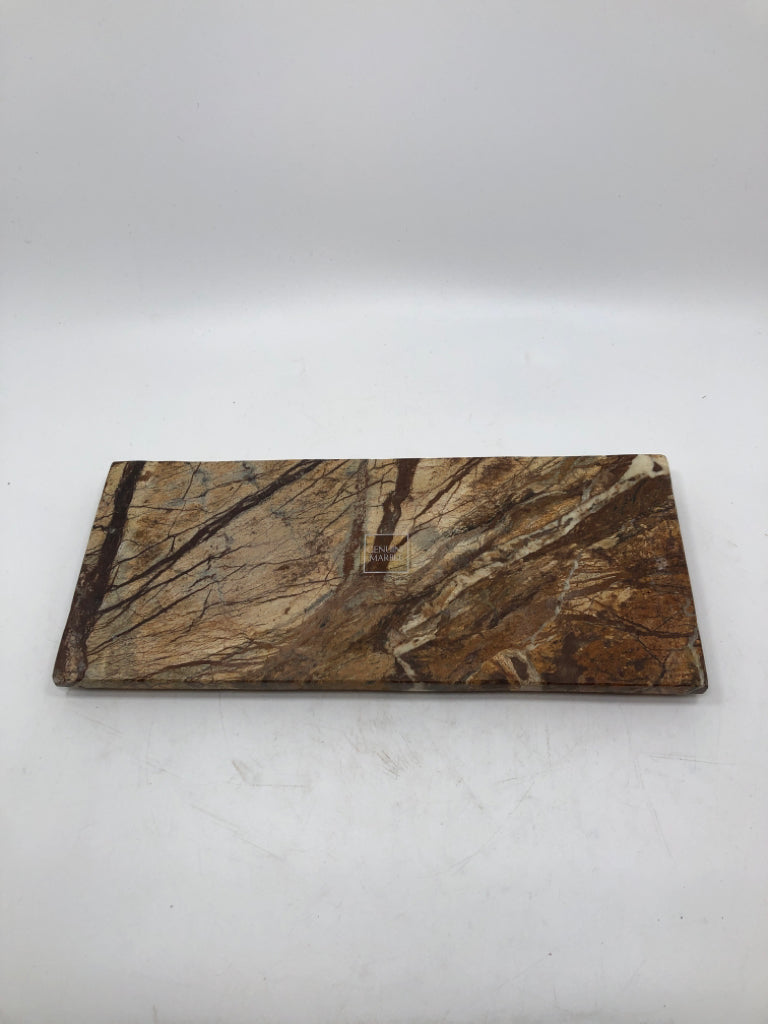 GENUINE BROWN MARBLE TRAY.