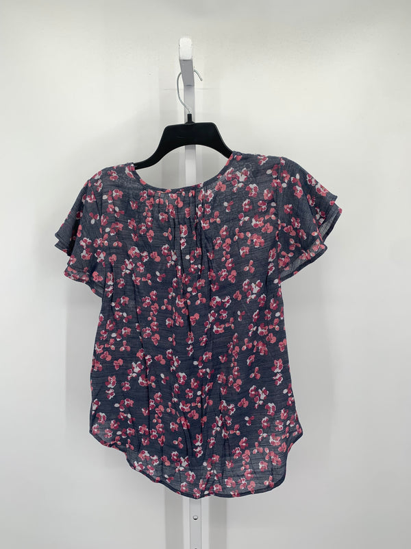 Liz Claiborne Size Medium Petite Petite Short Sleeve Shirt