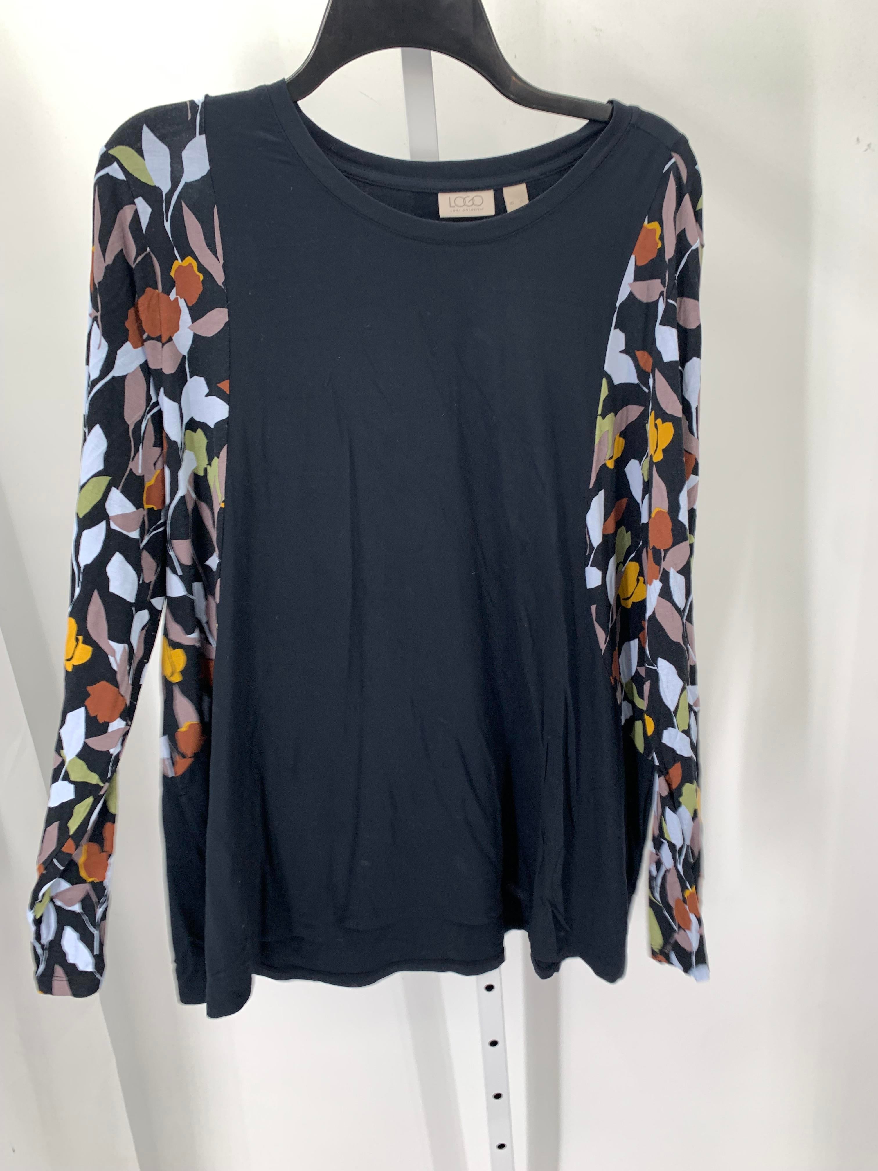 LOGO Size Extra Large Misses Long Sleeve Shirt