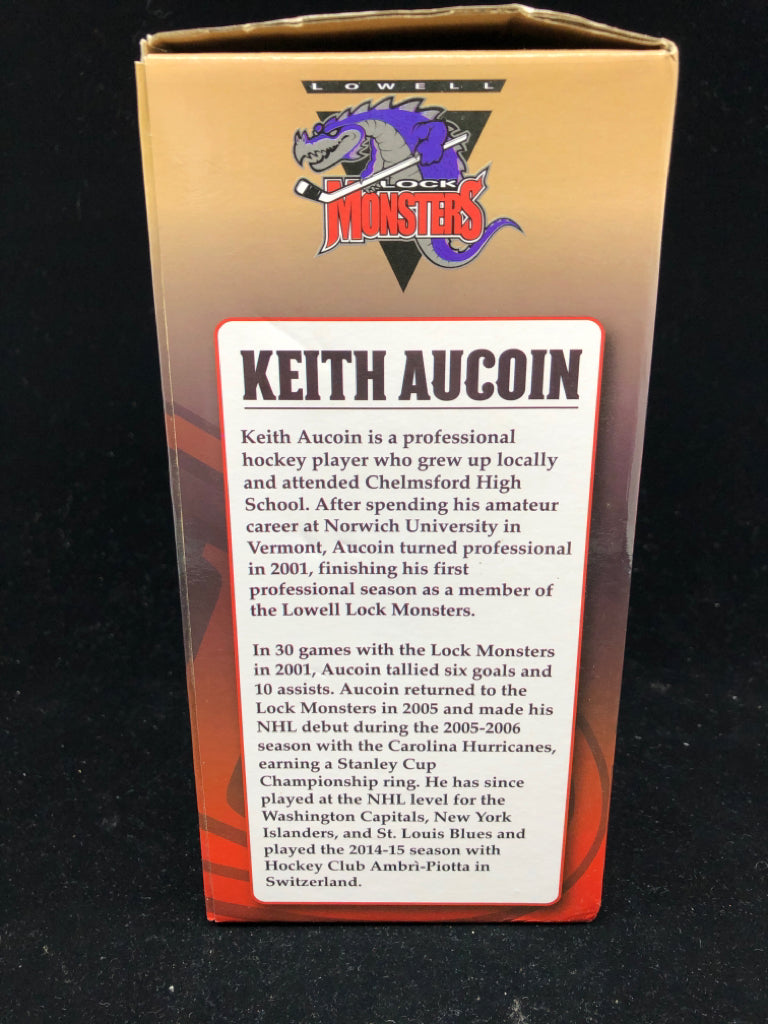 NIB KEITH AUCOIN SPINNERS BOBBLE HEAD.