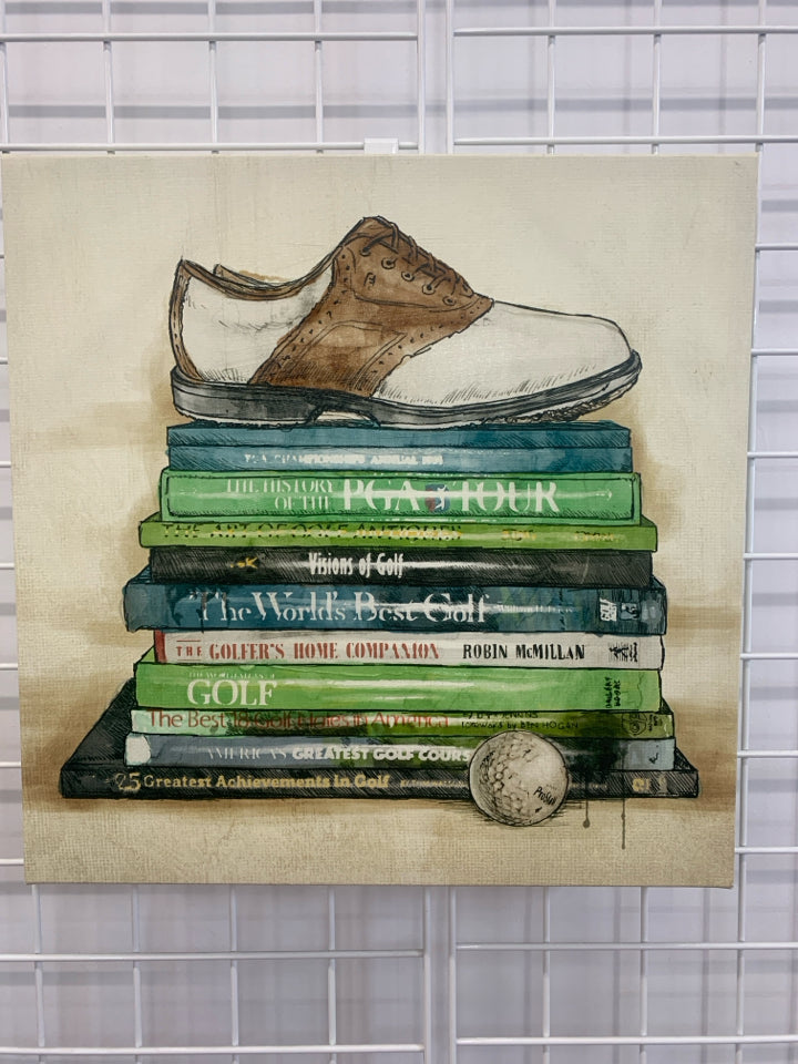 GOLF THEME WALL CANVAS.