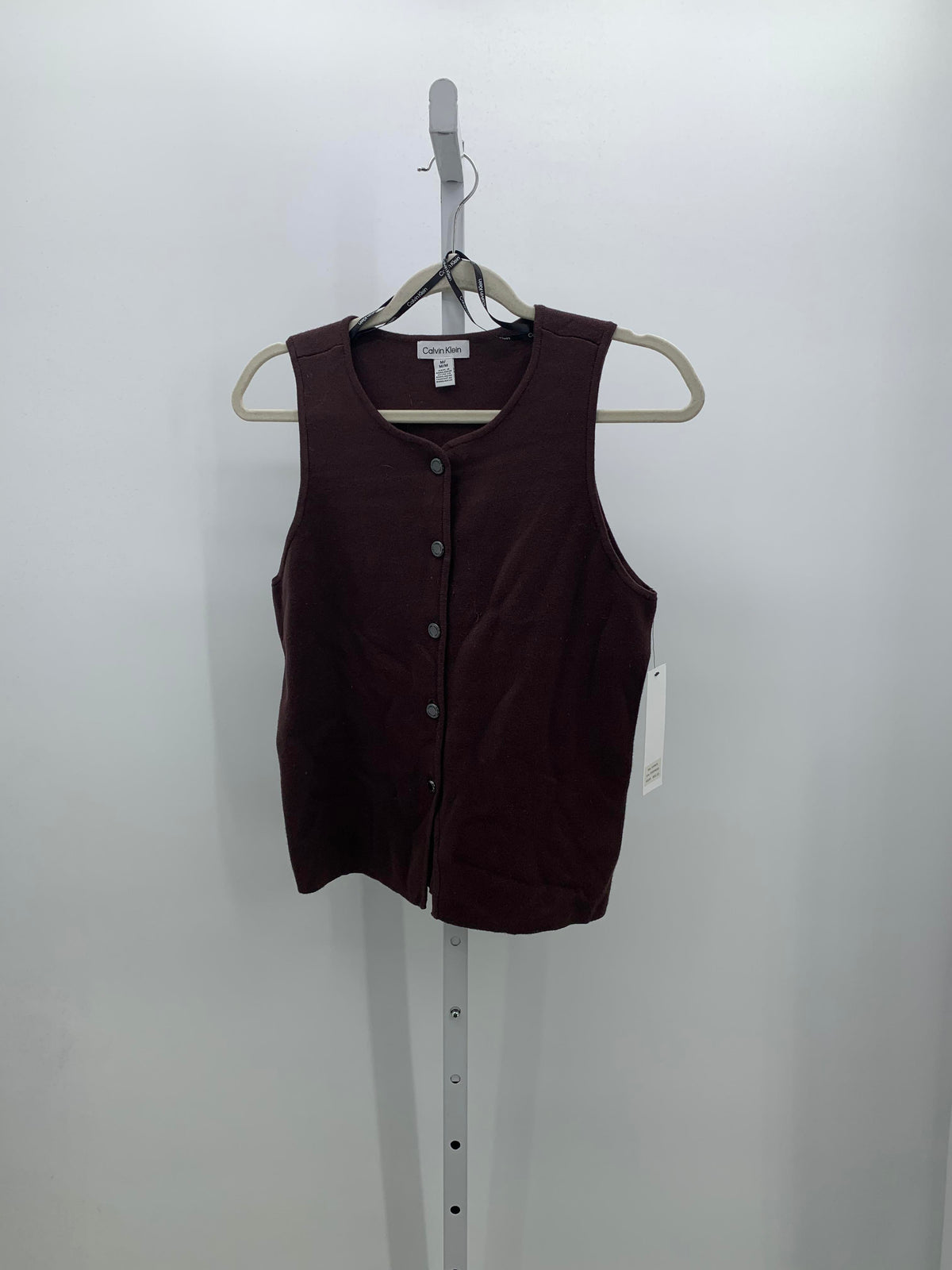 Calvin Klein Size Medium Misses Sleeveless Sweater