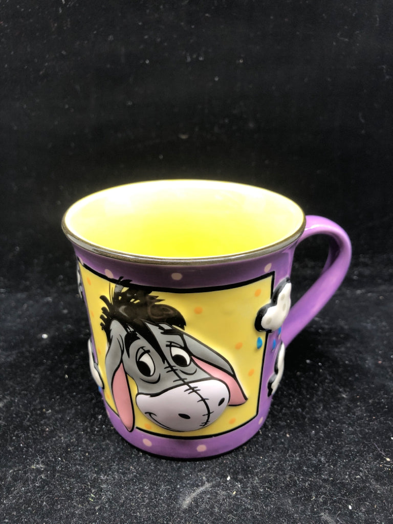 EMBOSSED EEYORE MUG.