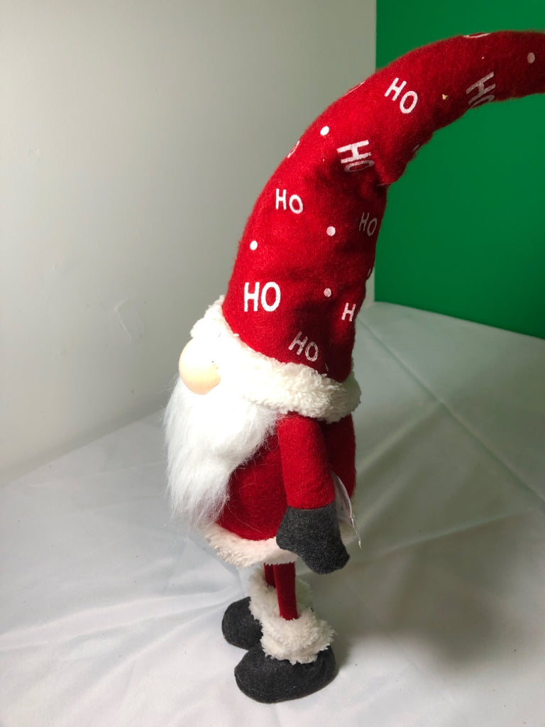 SANTA GNOME W/ HO HO HAT ON PLUSH.