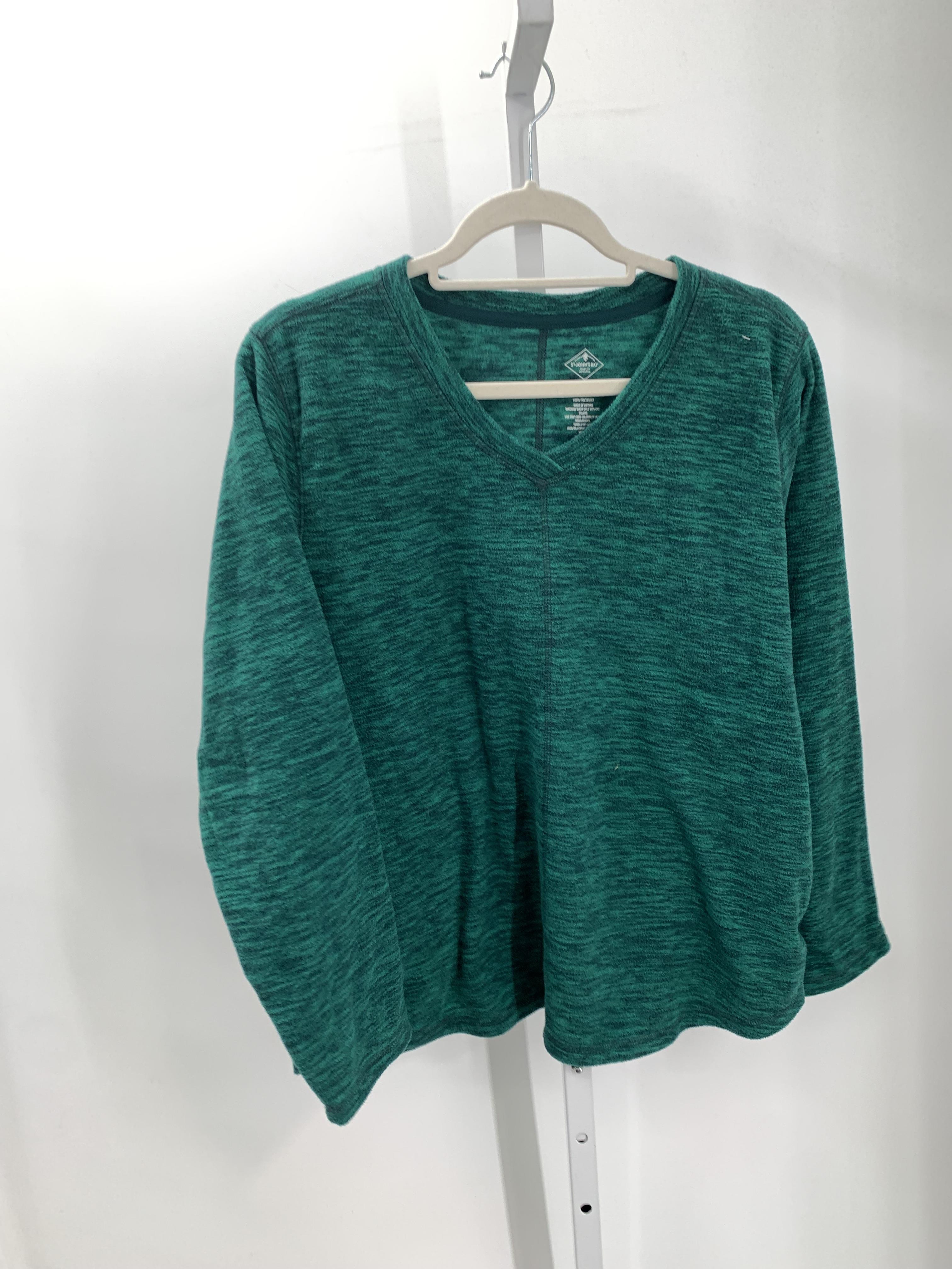 St. Johns Bay Size X Large Petite Petite Long Sleeve Shirt