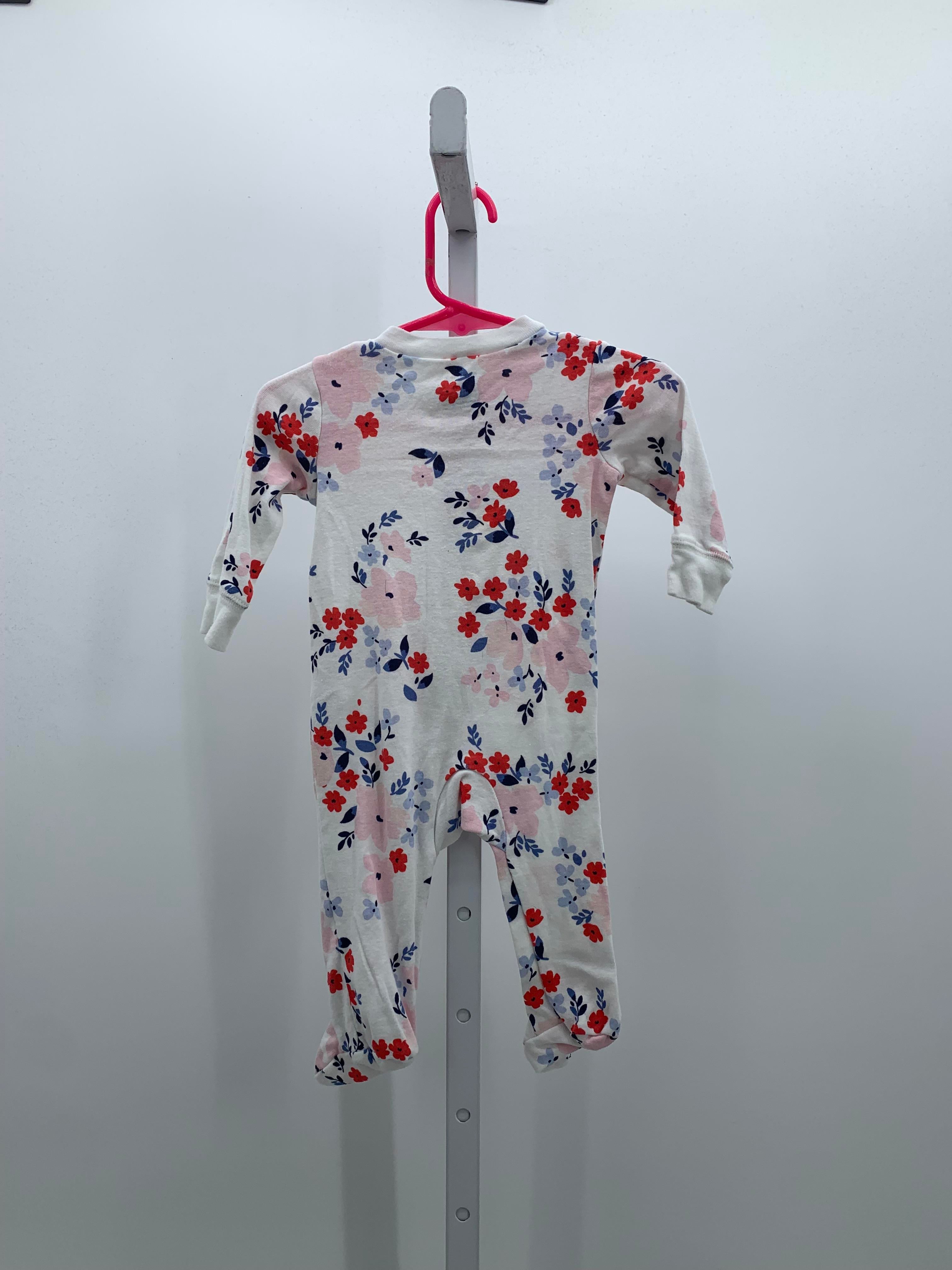 Carters Size 6 Months Girls Long Slv. Romper