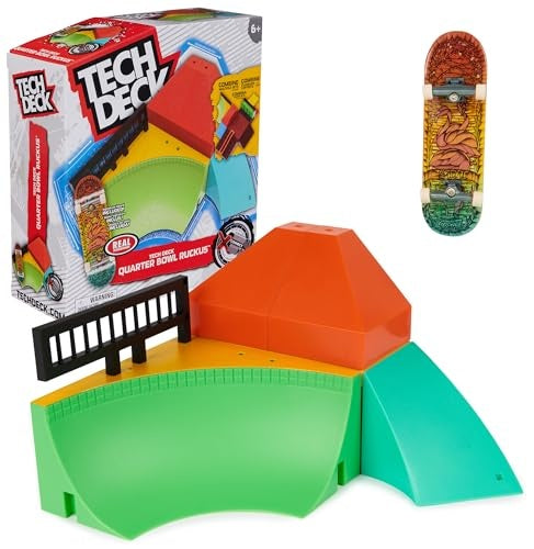 Tech Deck Quarter Bowl Ruckus X-Connect Park Creator Customisable and Buildable