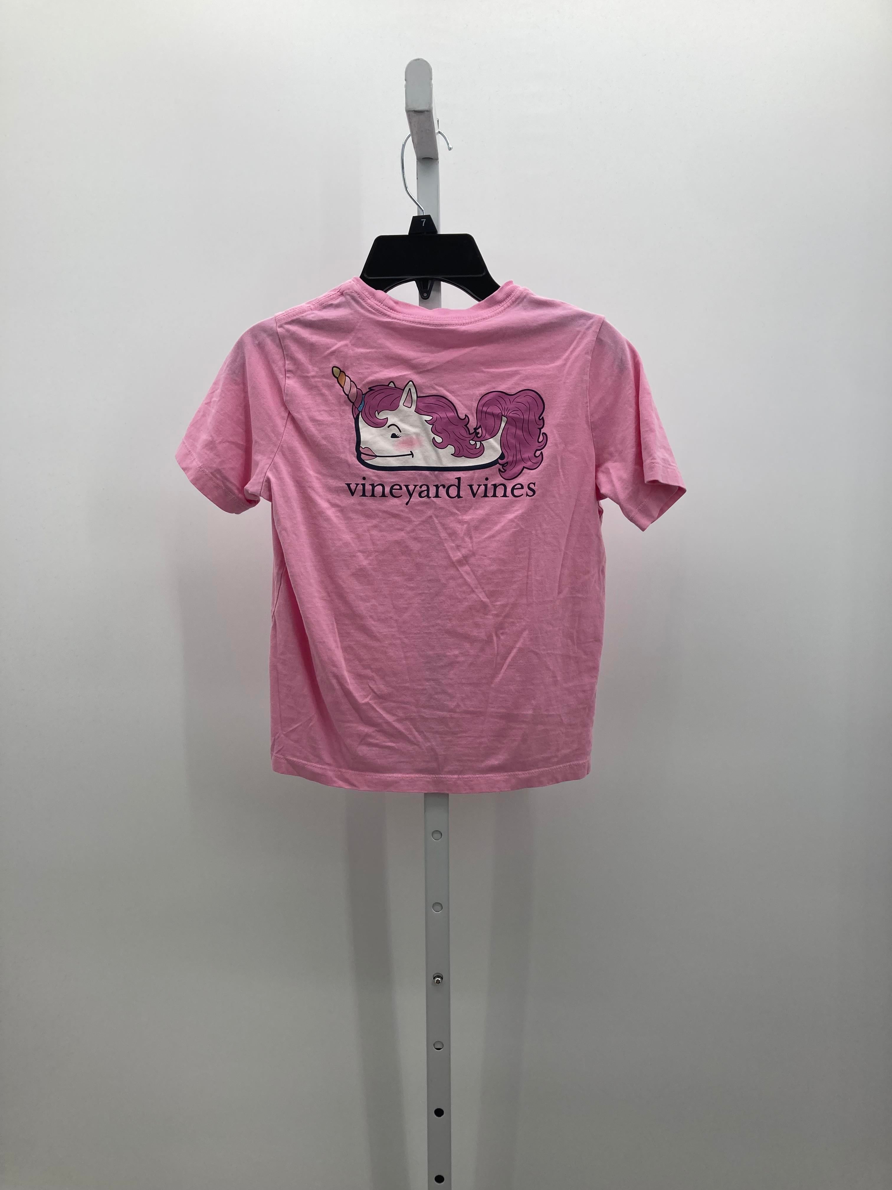 Vineyard Vines Size 7 Girls Short Sleeve Shirt