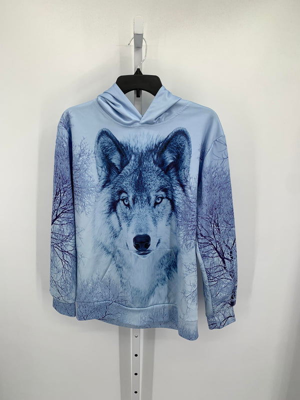 WOLF HOODED KNIT.