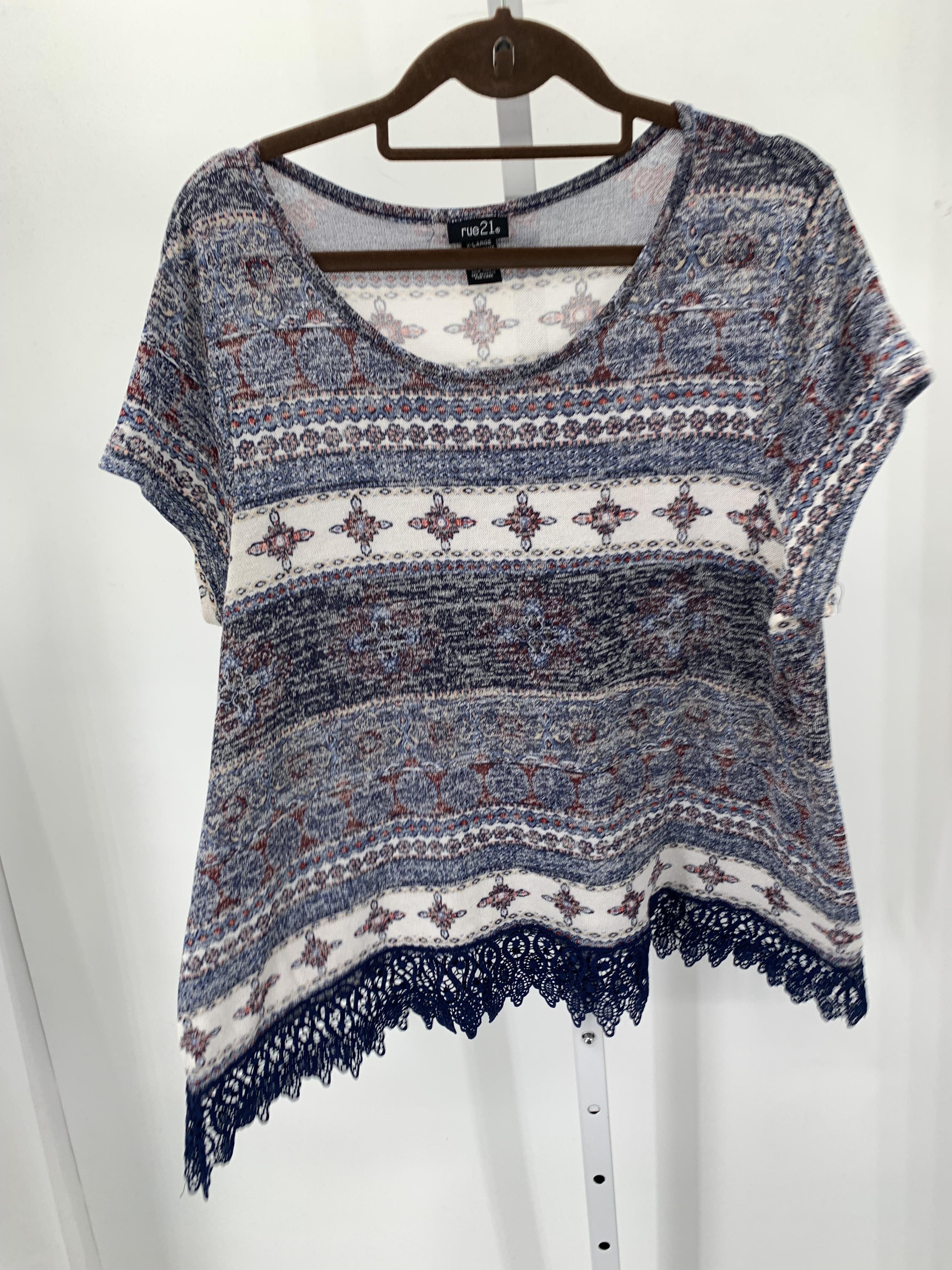 rue21 Size Extra Large Juniors Short Sleeve Shirt