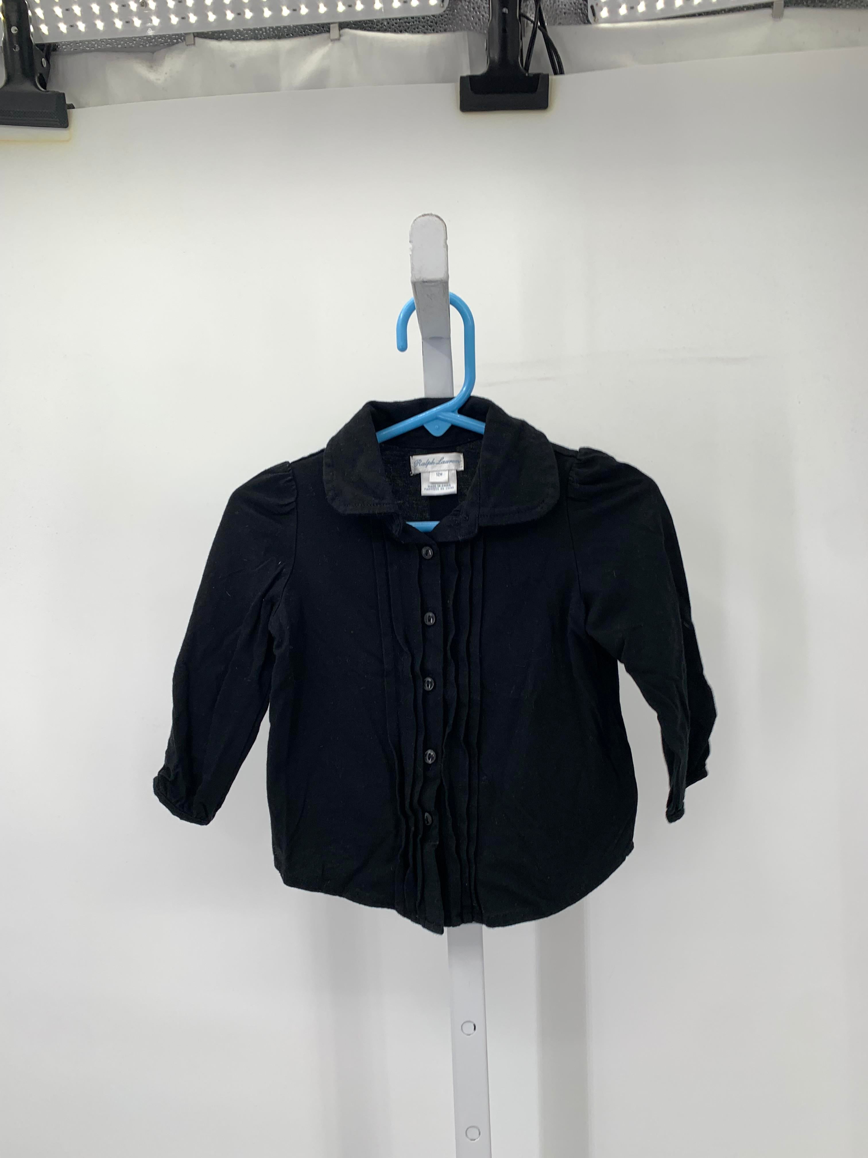 Ralph Lauren Size 12 Months Girls Long Sleeve Shirt