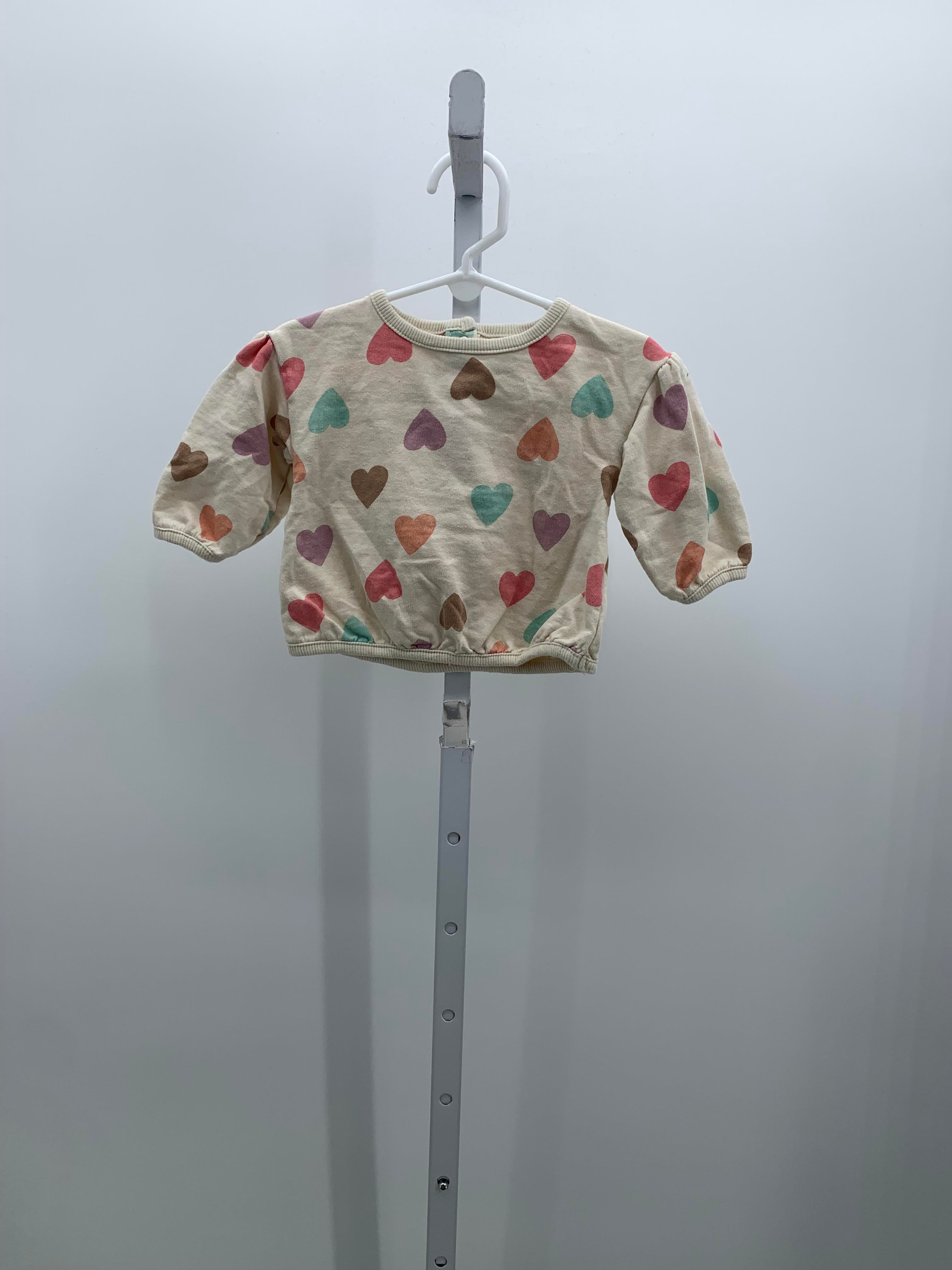 Carters Size 9 Months Girls Long Sleeve Shirt