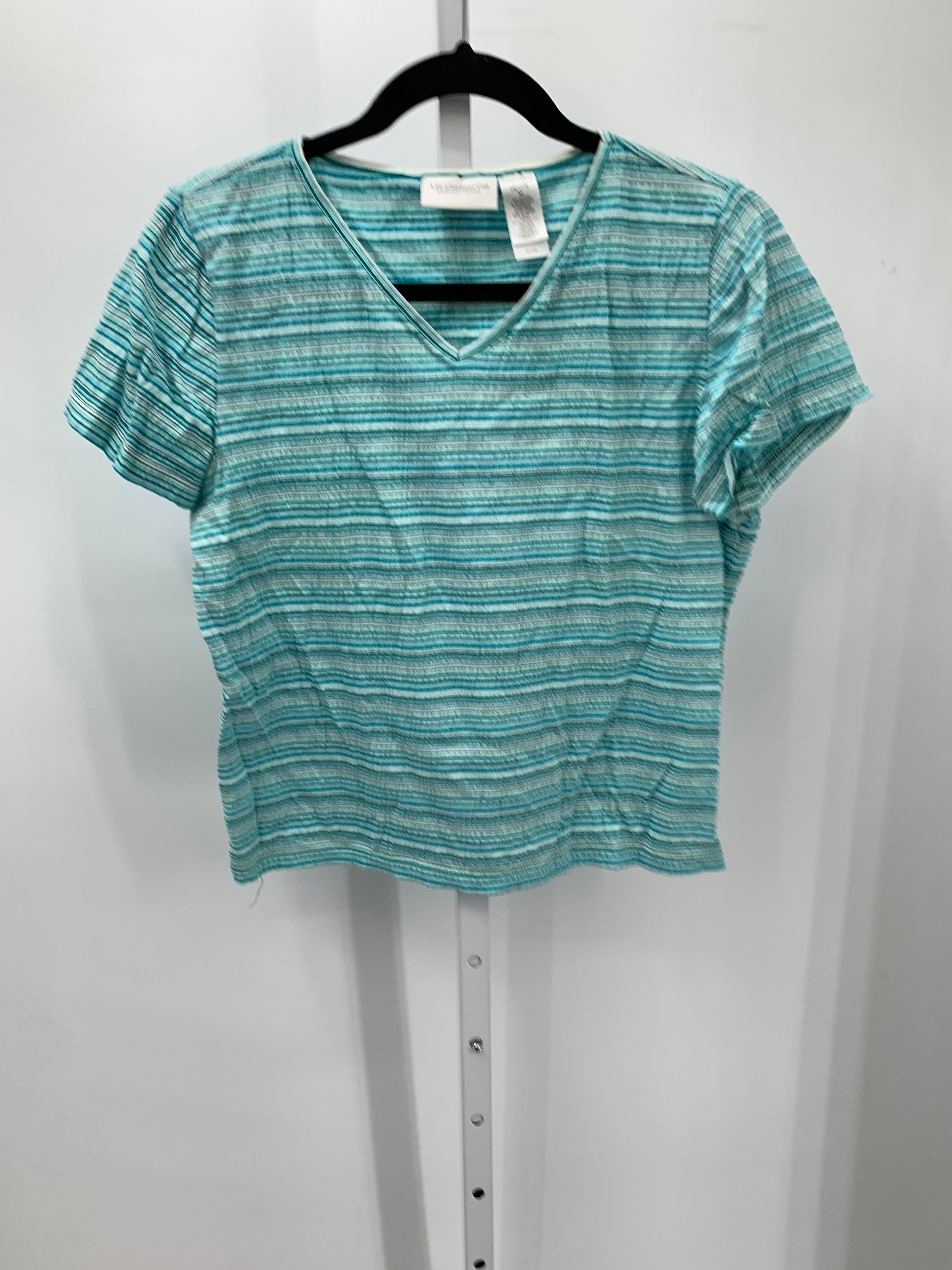 Liz Claiborne Size Medium Petite Petite Short Sleeve Shirt