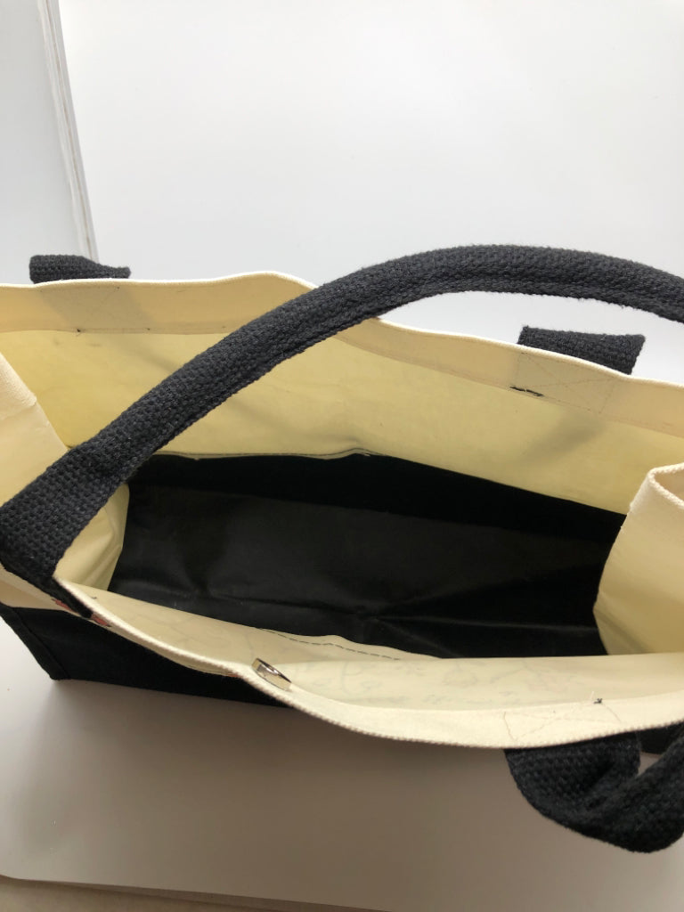 "TEACHER" CANVAS TOTE BAG.
