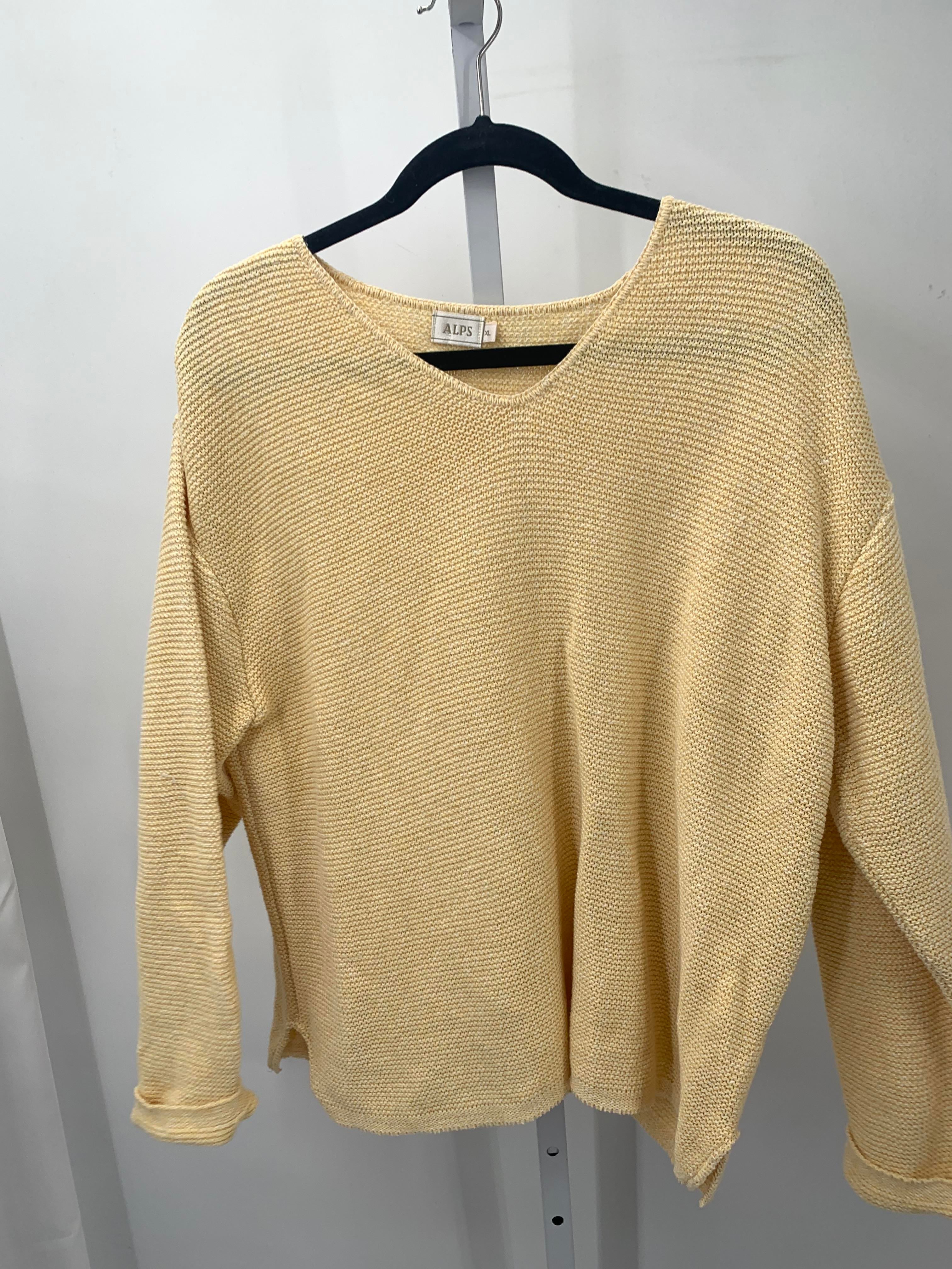 Alps Size Extra Large Misses Long Slv Sweater