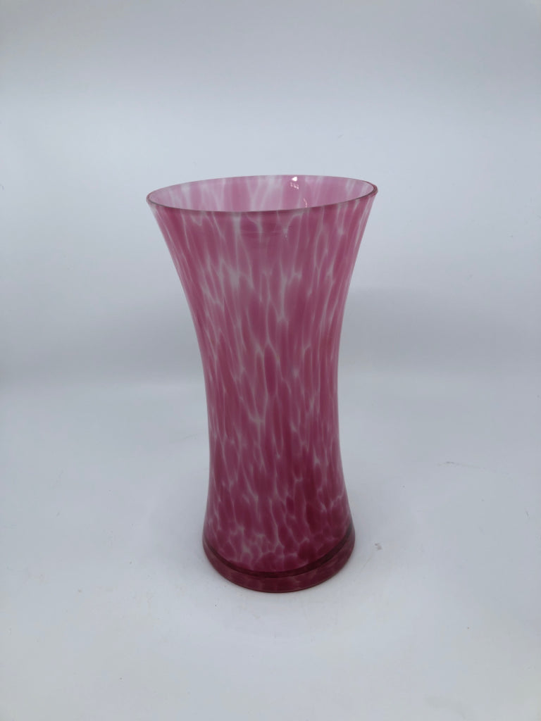 TALL PINK SKINNY VASE.