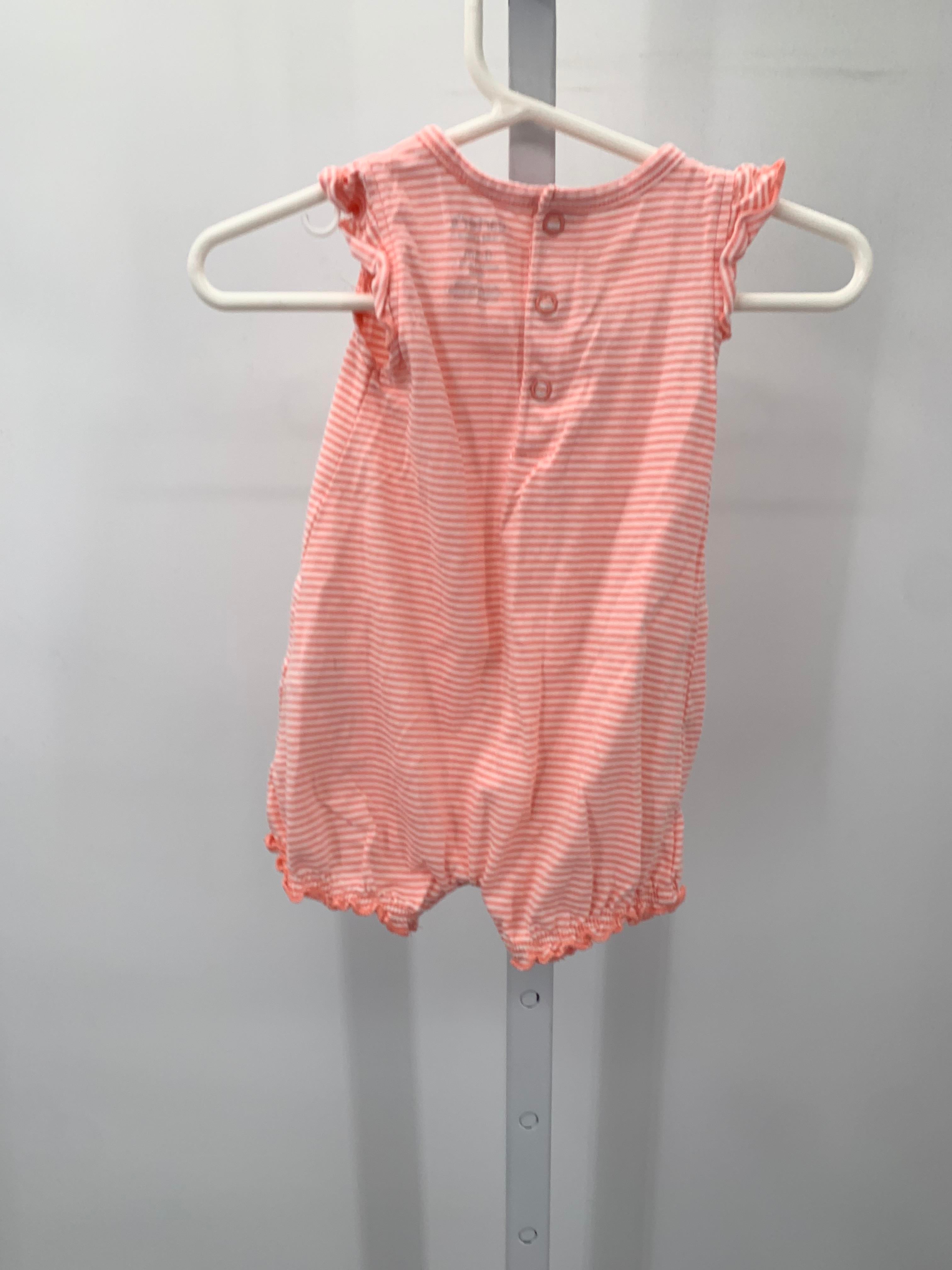 Carters Size 0-3 months Girls Short Slv. Romper