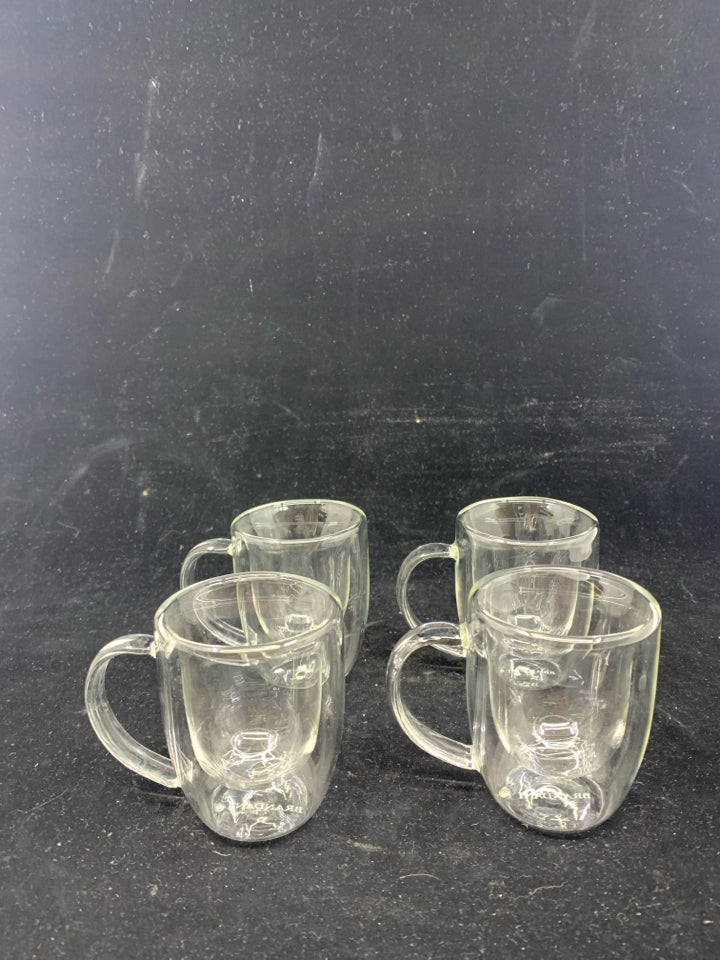 4 BRANDANI ESPRESSO MUGS.