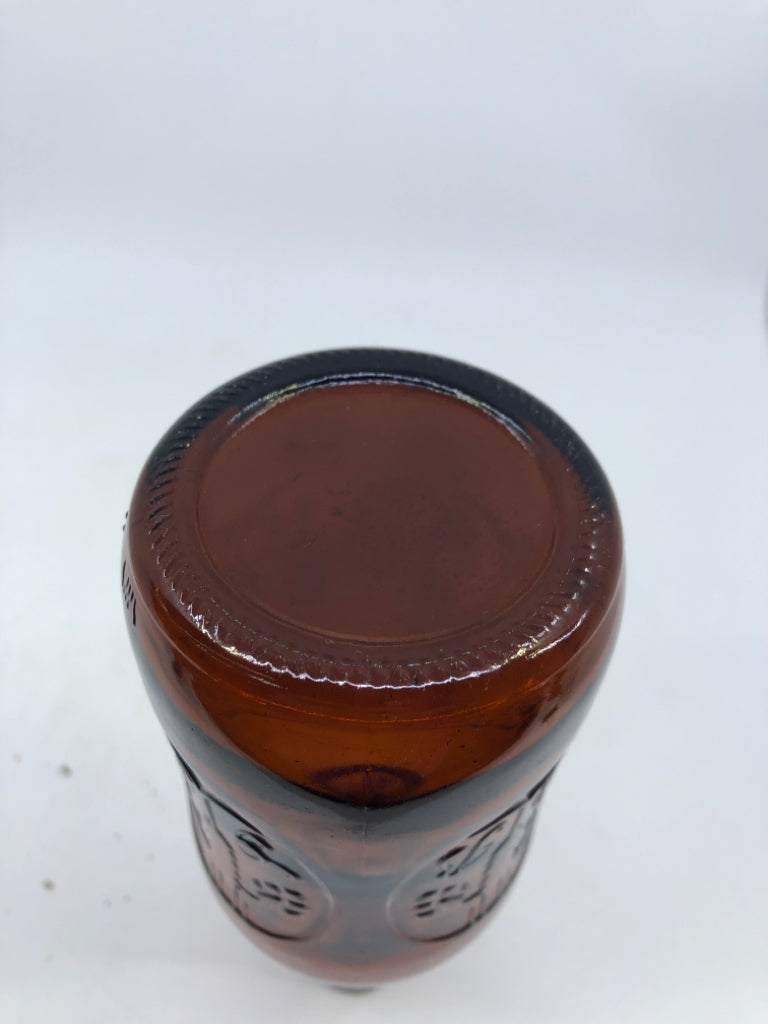 BROWN VTG BOTTLE.