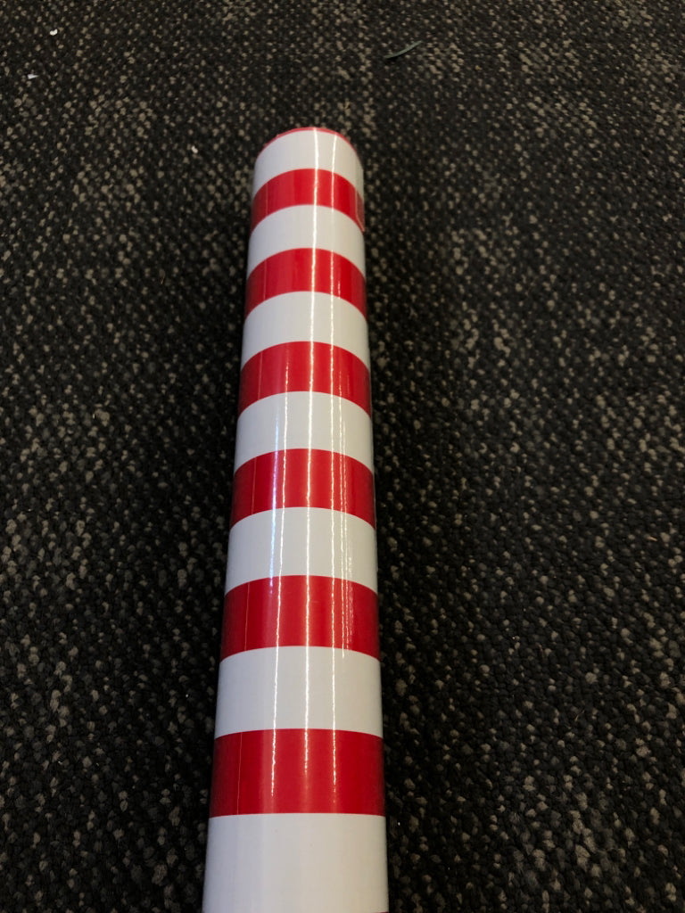NIP RED STRIPED WRAPPING PAPER.