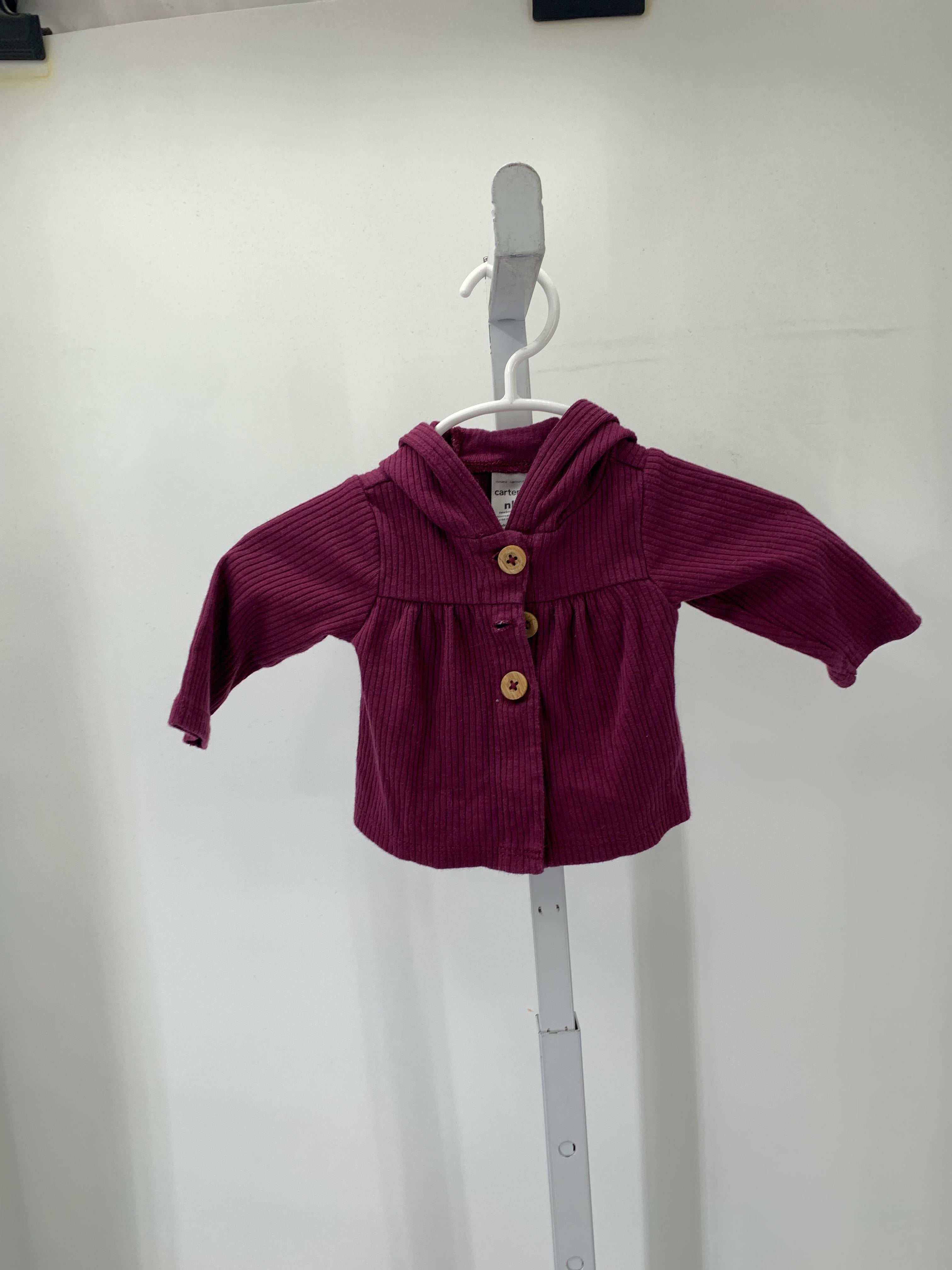 Carters Size Newborn Girls Long Sleeve Shirt