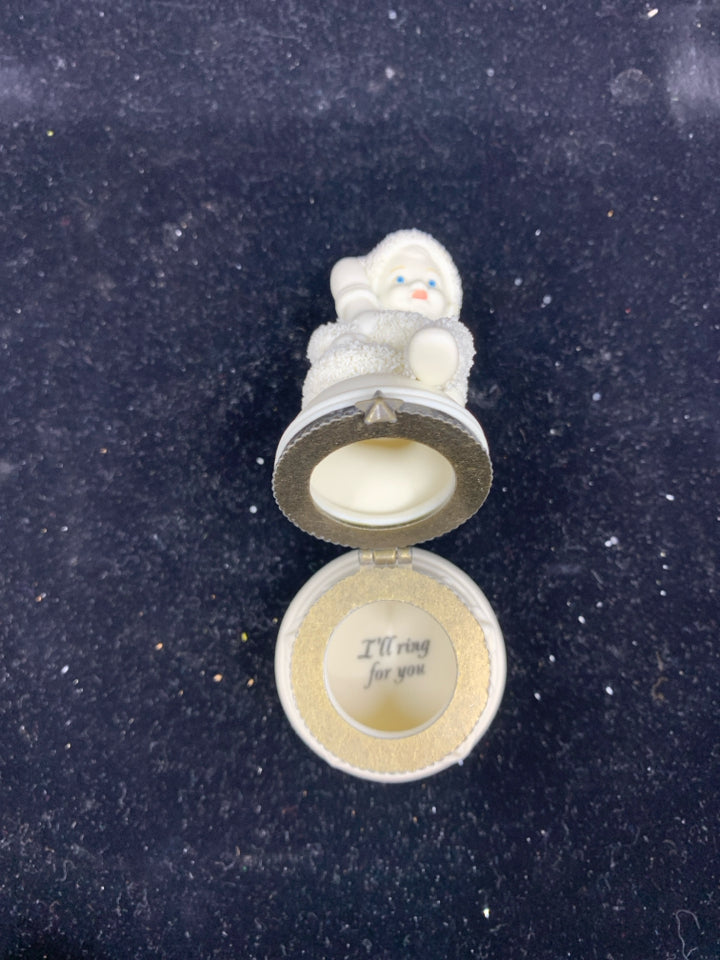 SNOW BABIES TRINKET BOX "ILL RING FOR YOU"