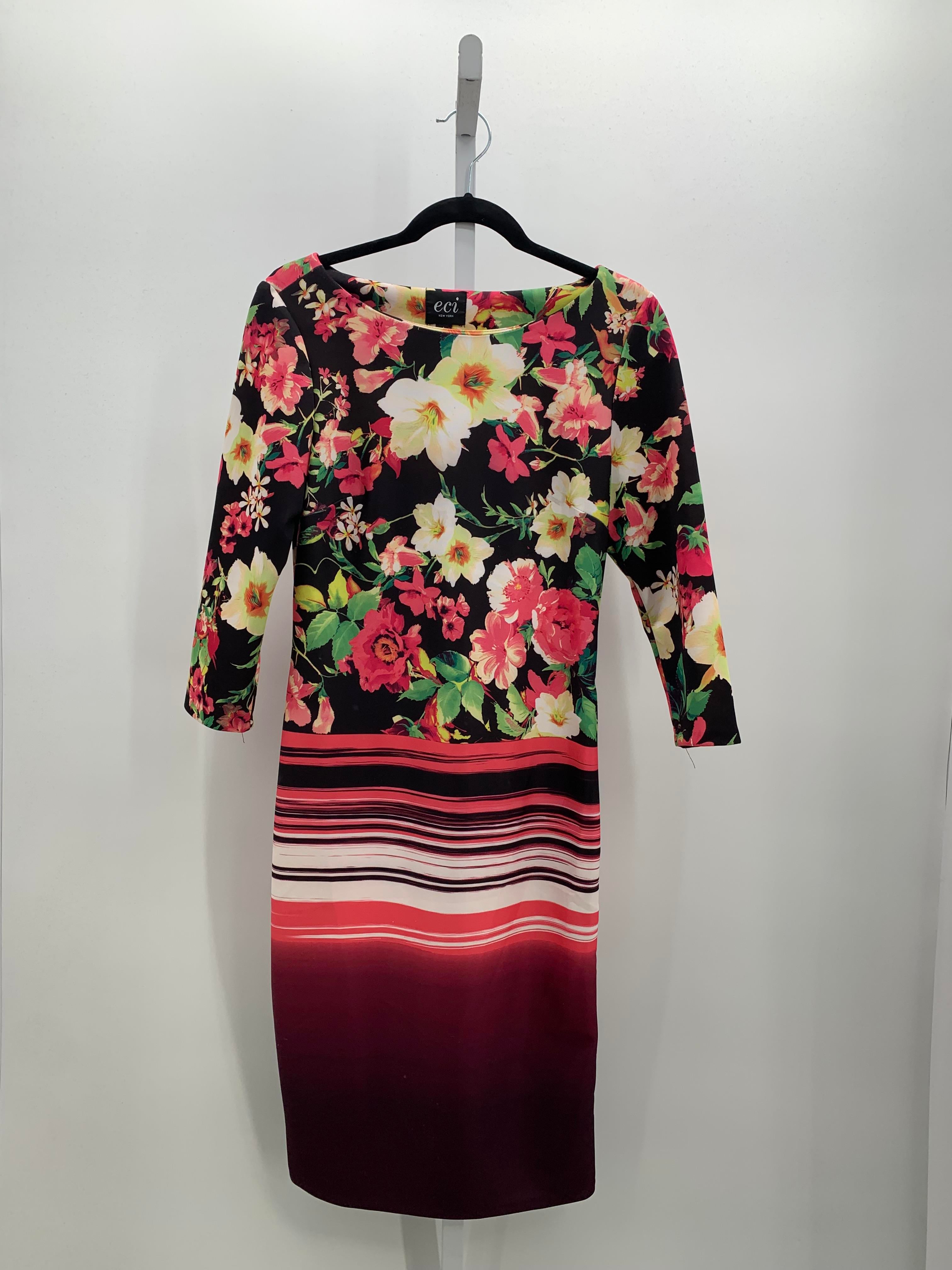 eci Size 4 Misses Long Sleeve Dress