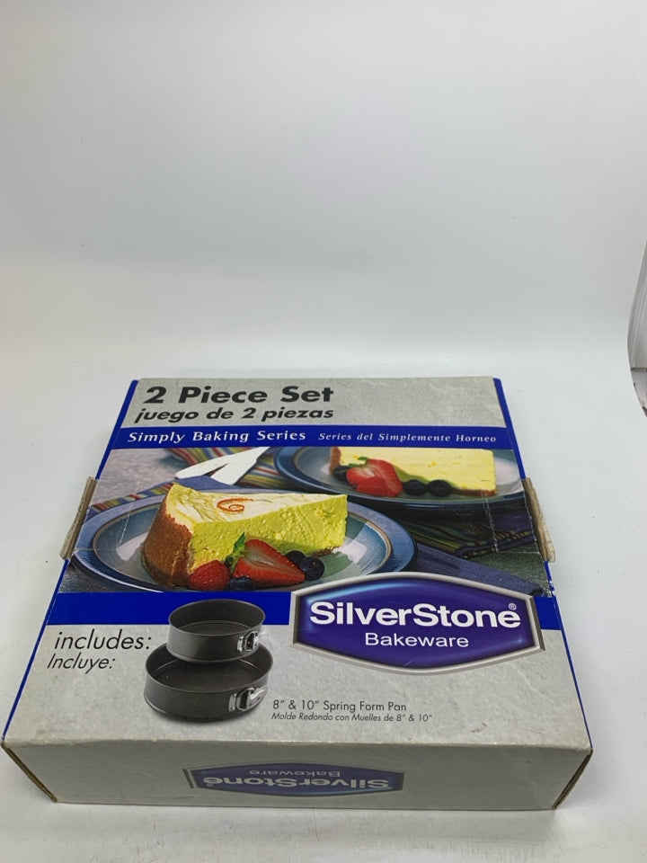 NIB 2 PC SPRING FORM PANS.