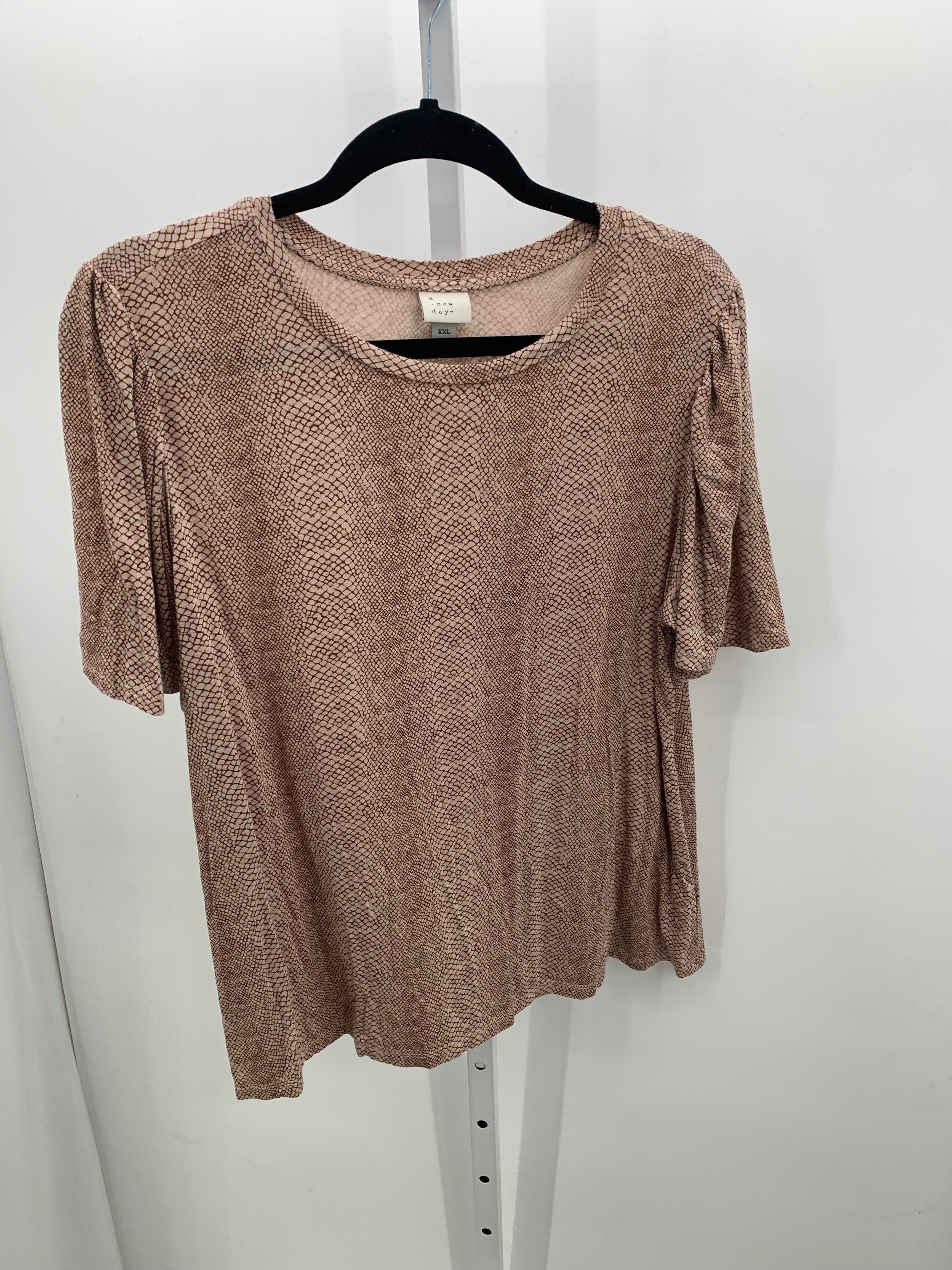 A New Day Size XXL Misses Short Sleeve Shirt