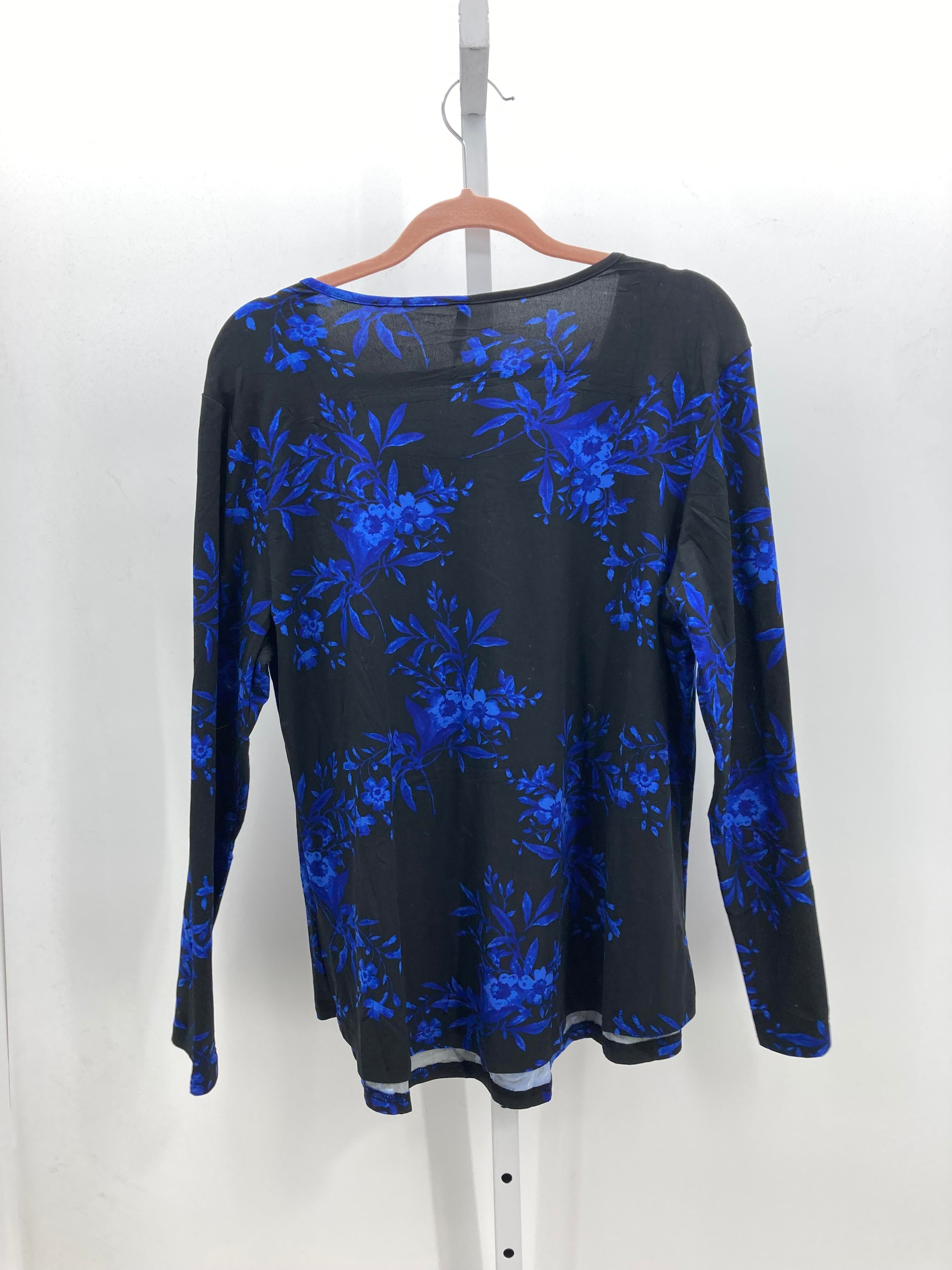 Size 2X Womens Long Sleeve Shirt