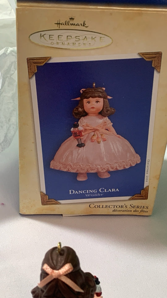 HALLMARK DANCING CLARA NUTCRACKER ORNAMENT.