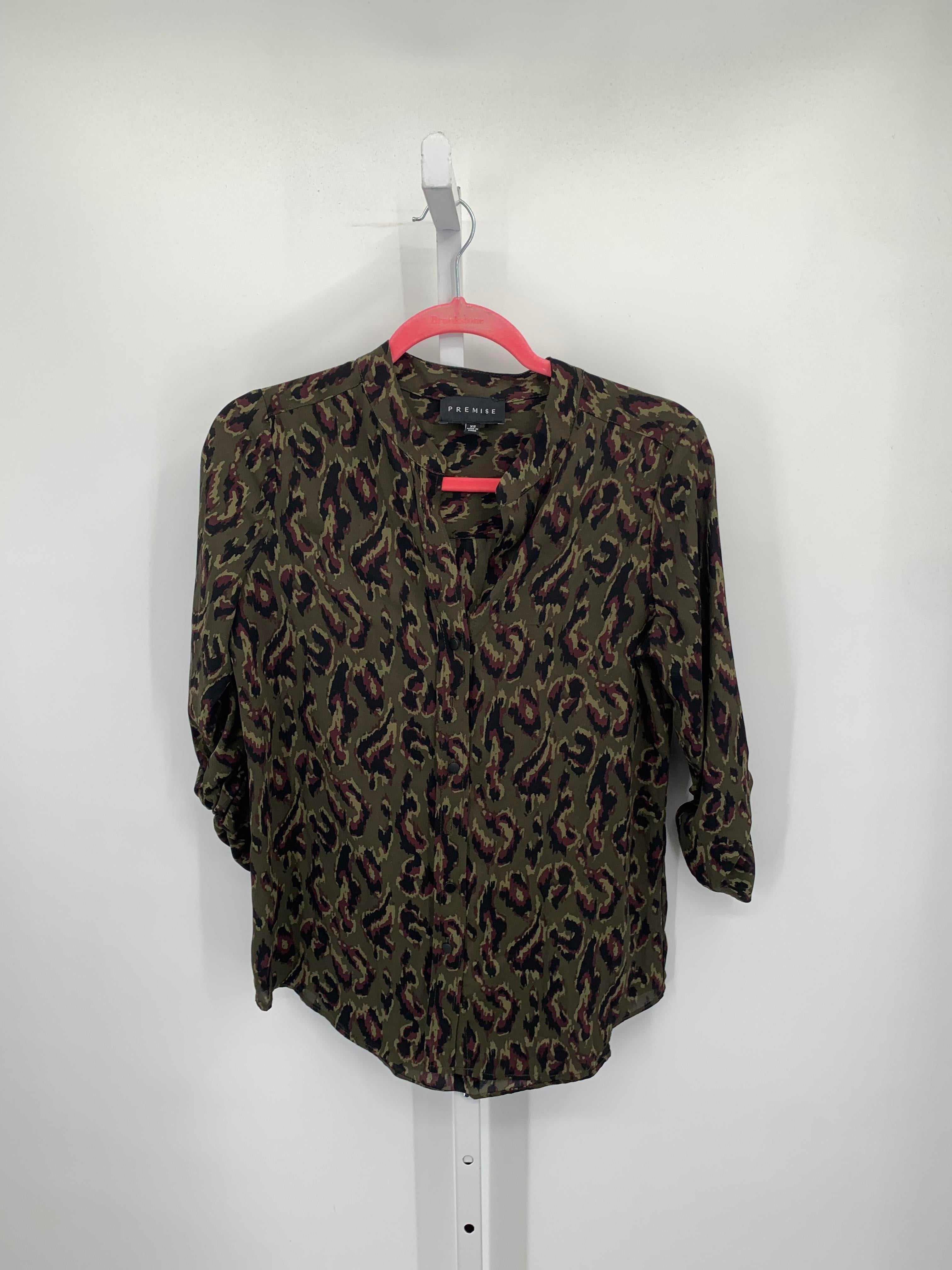 Premise Size X Small Misses 3/4 Sleeve Shirt