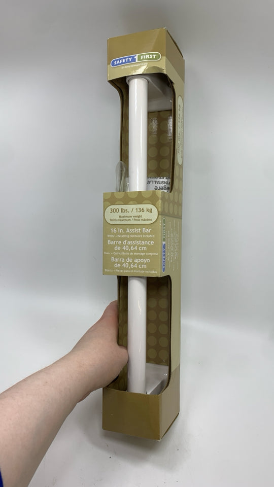 NIB WHITE METAL ASSIST BAR.
