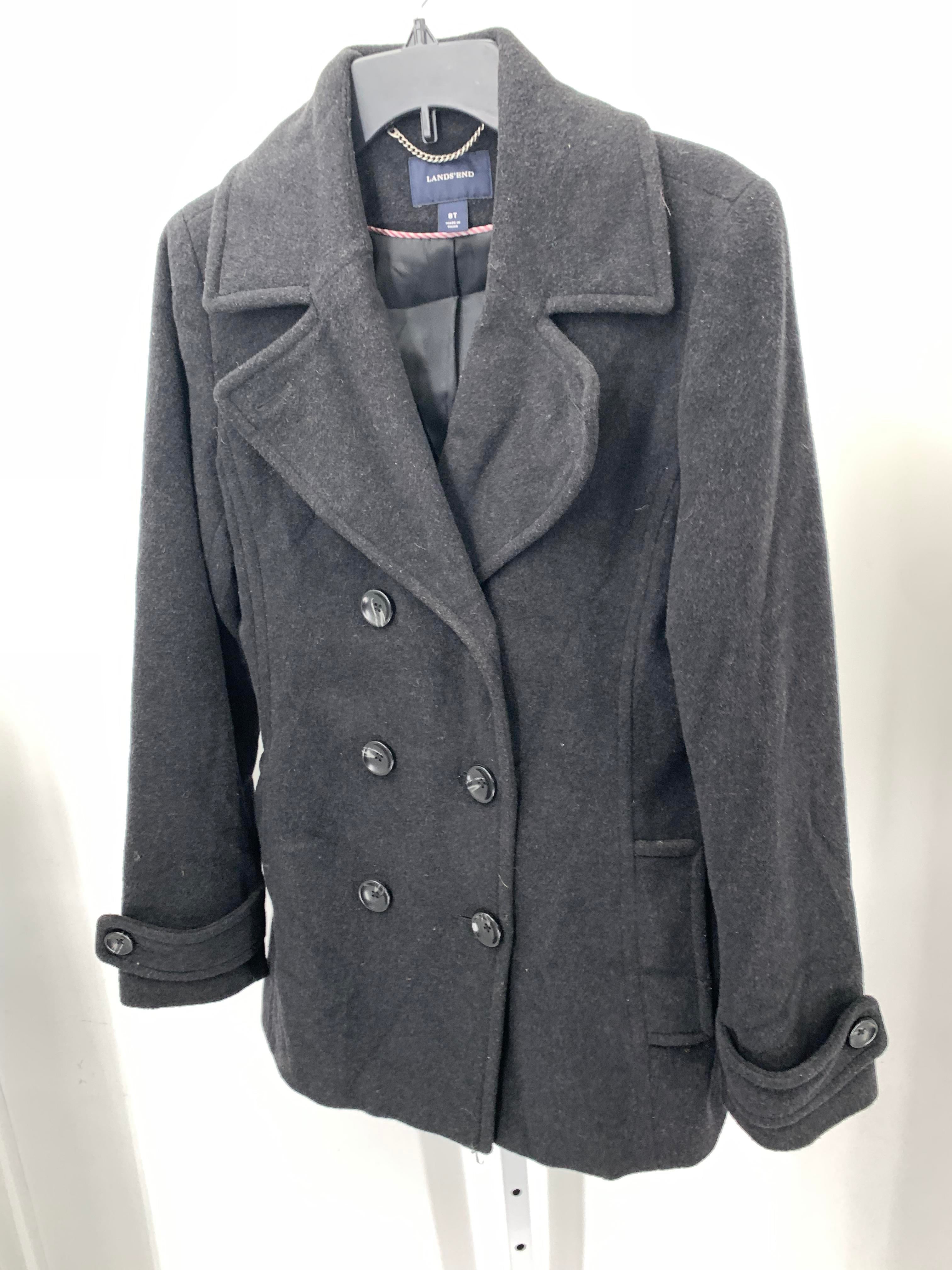Lands End Size 8 Tall Misses Winter Coat