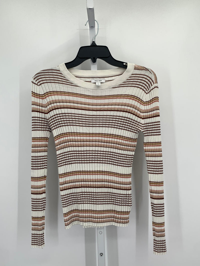 Nine West Size Small Misses Long Slv Sweater