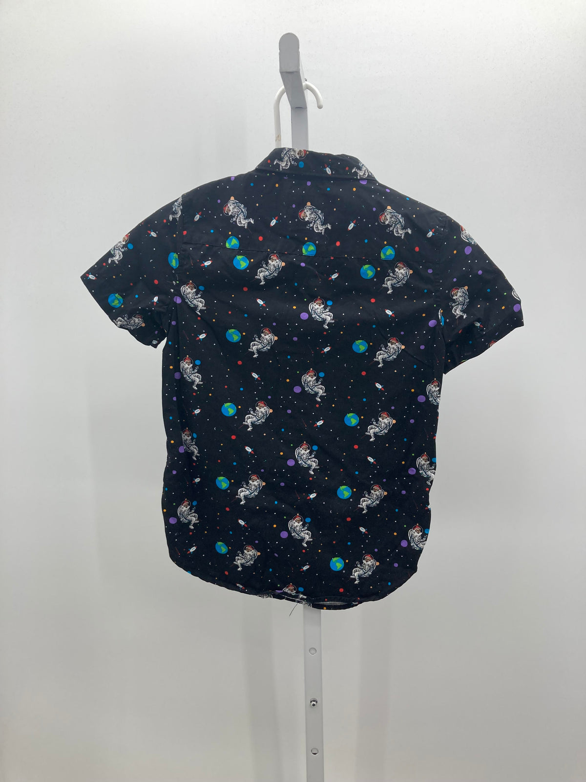 SHORT SLV SHIRT ASTRONAUT SANTA