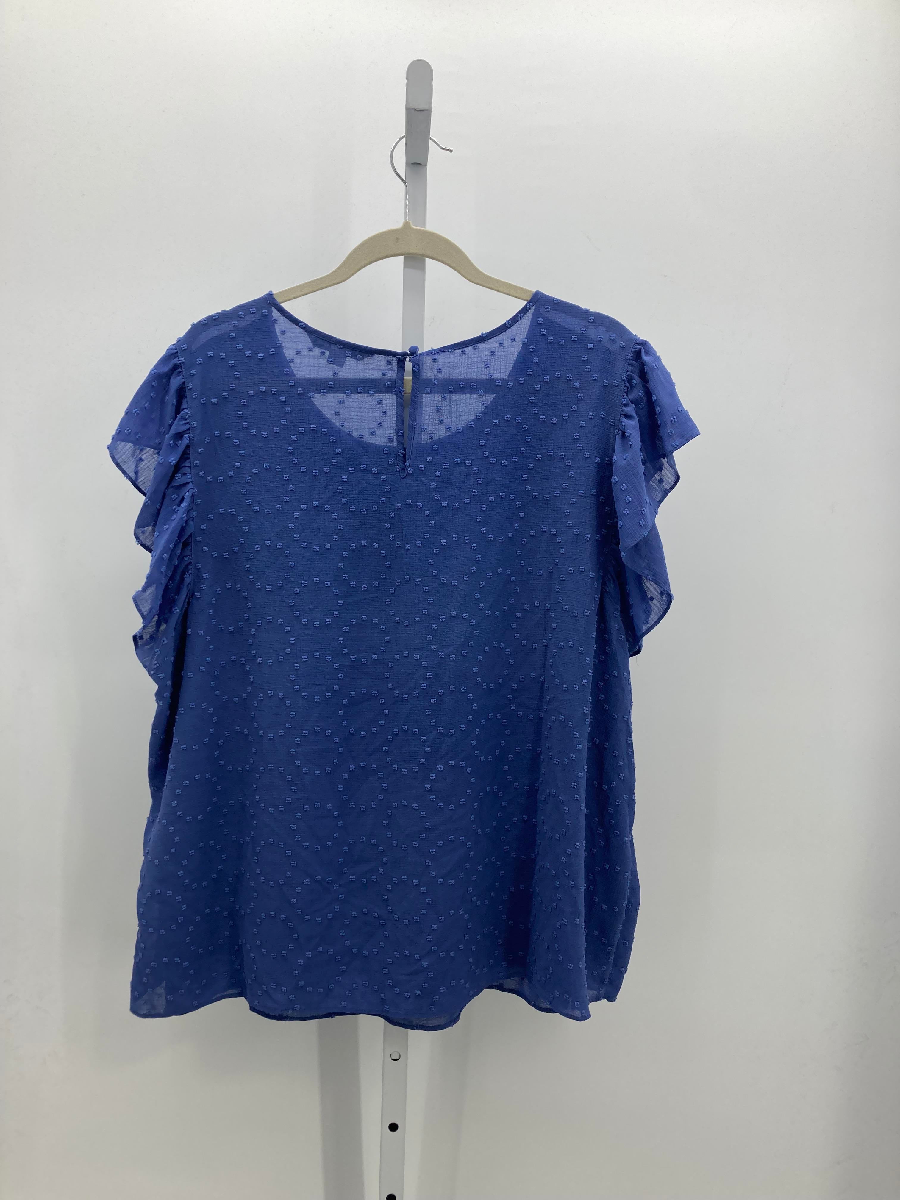 Zac & Rachel Size 3X Womens Short Sleeve Shirt