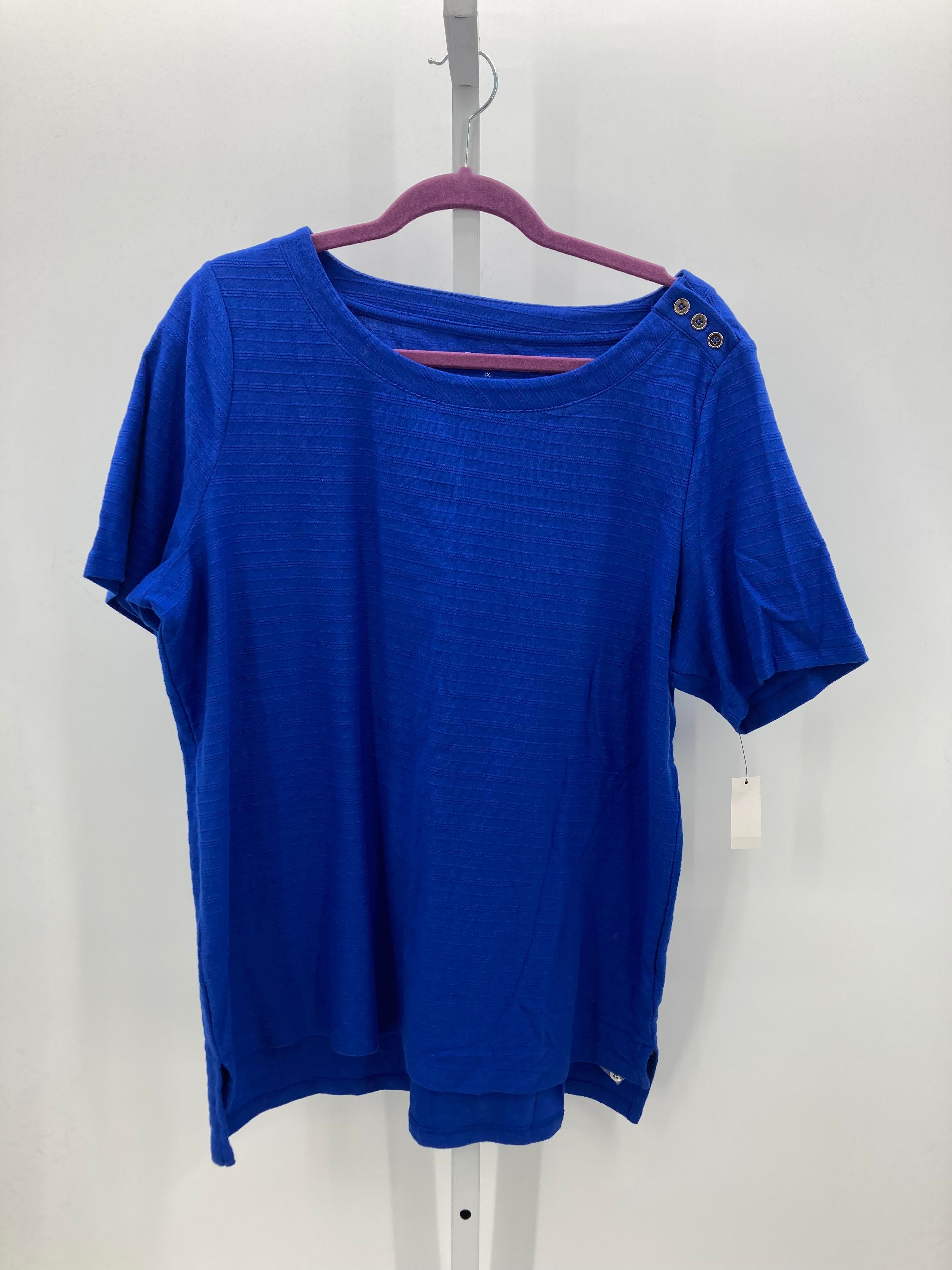 Talbots Size 1X Womens Short Sleeve Shirt