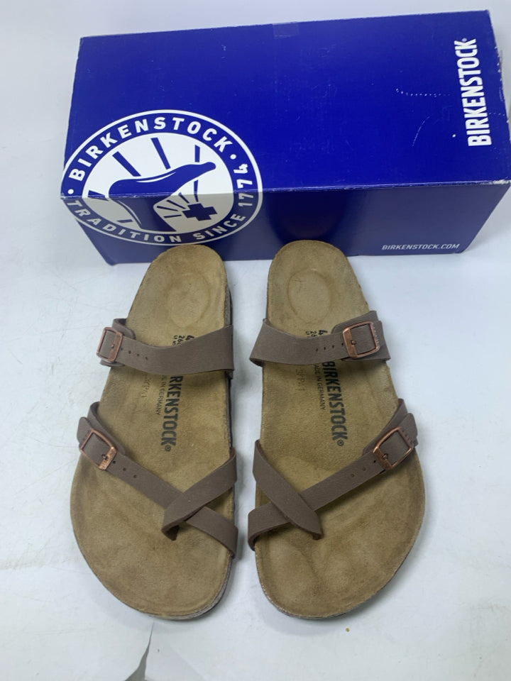 Birkenstock Mayari Mocha Adjustable Buckle Straps Sandals