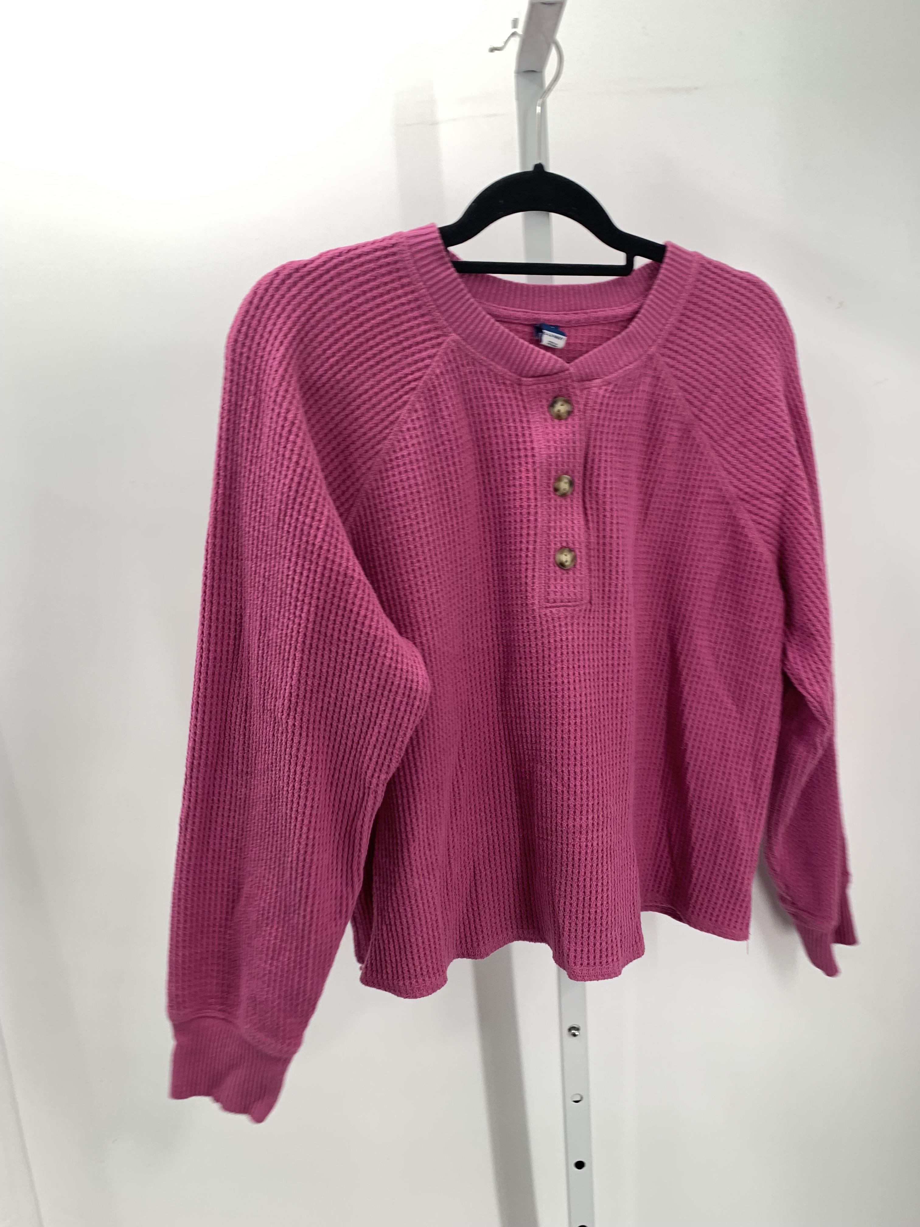 Old Navy Size Large Misses Long Sleeve Shirt