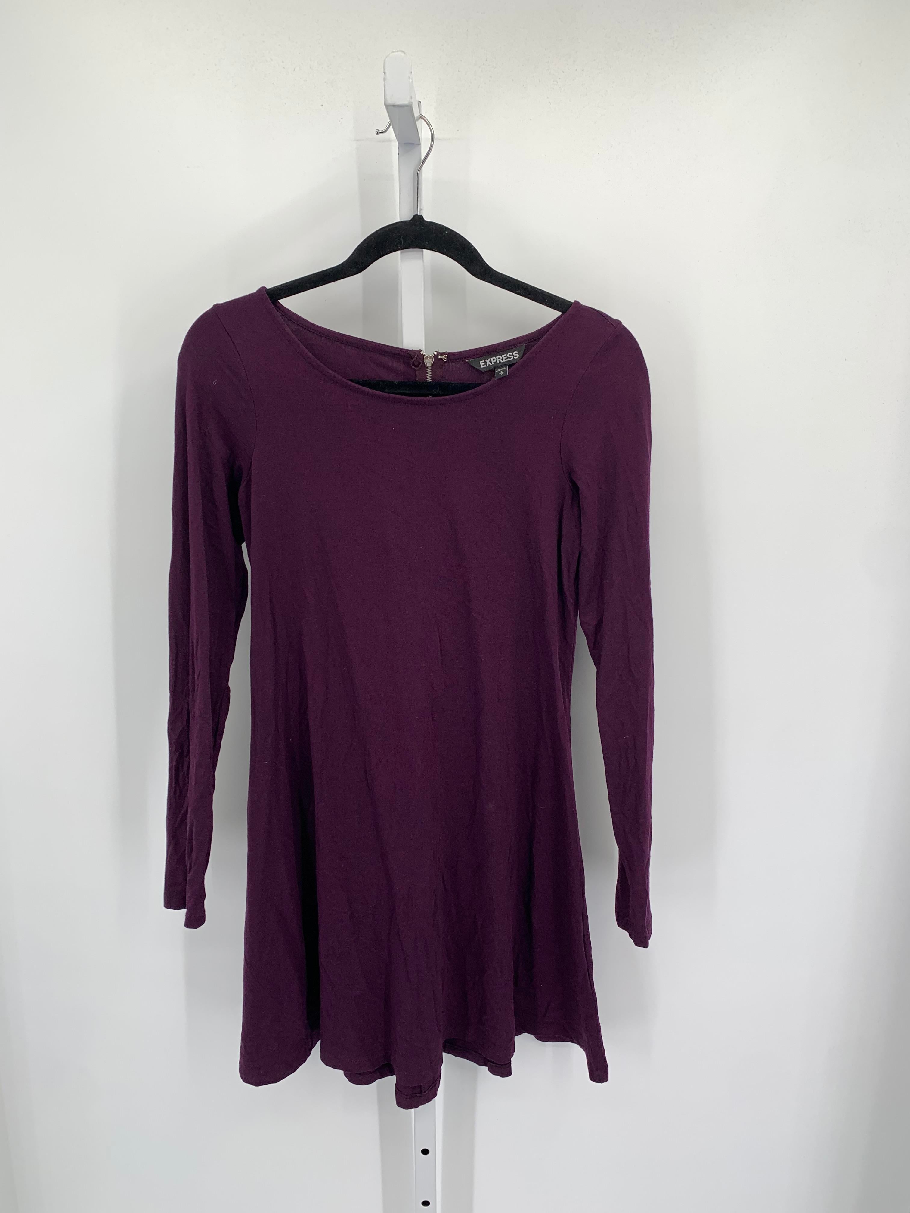 Express Size Small Misses Long Sleeve Dress