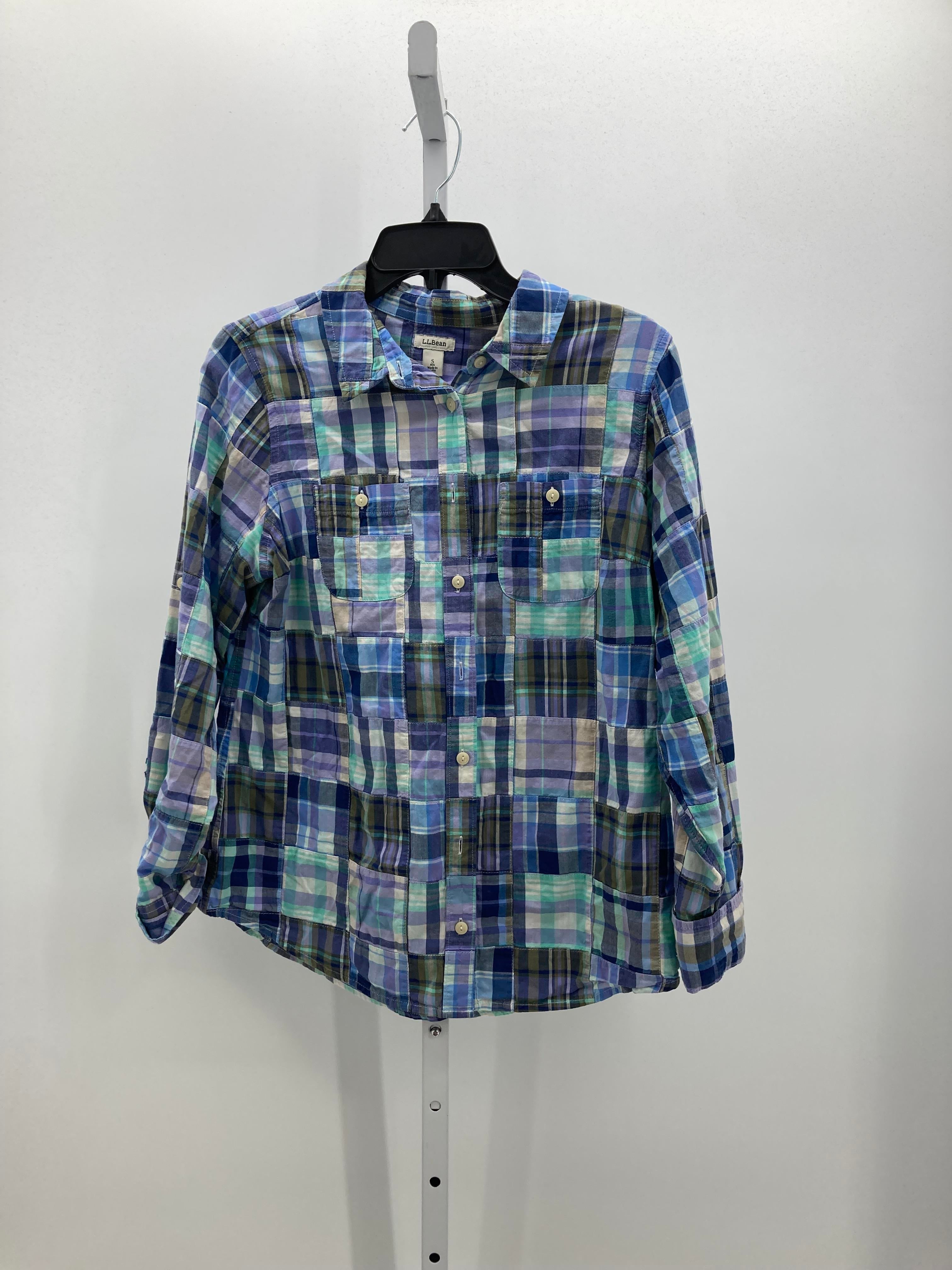 LL Bean Size Small Misses Long Sleeve Shirt