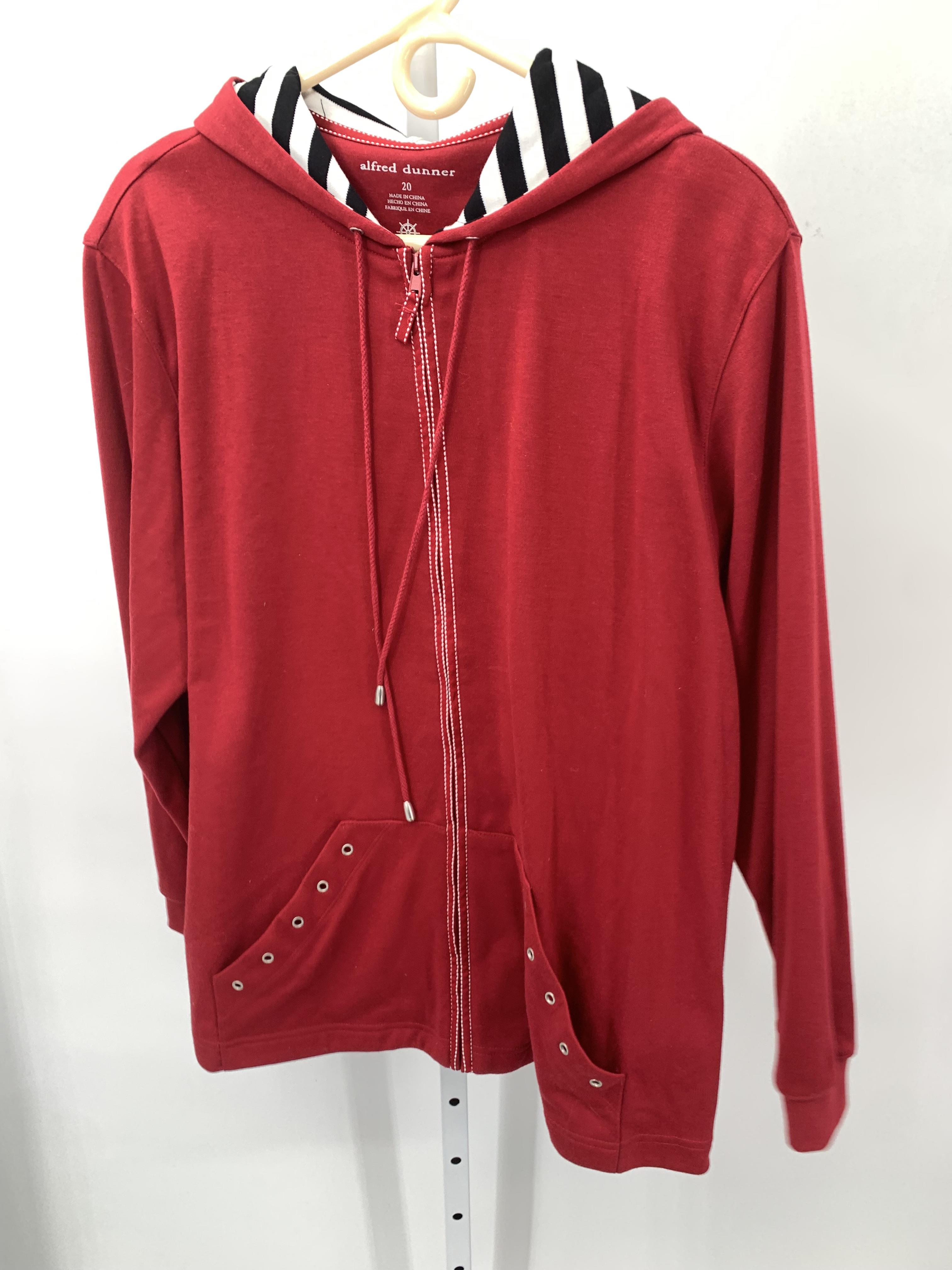 Alfred Dunner Size 20 Misses Sweat Jacket