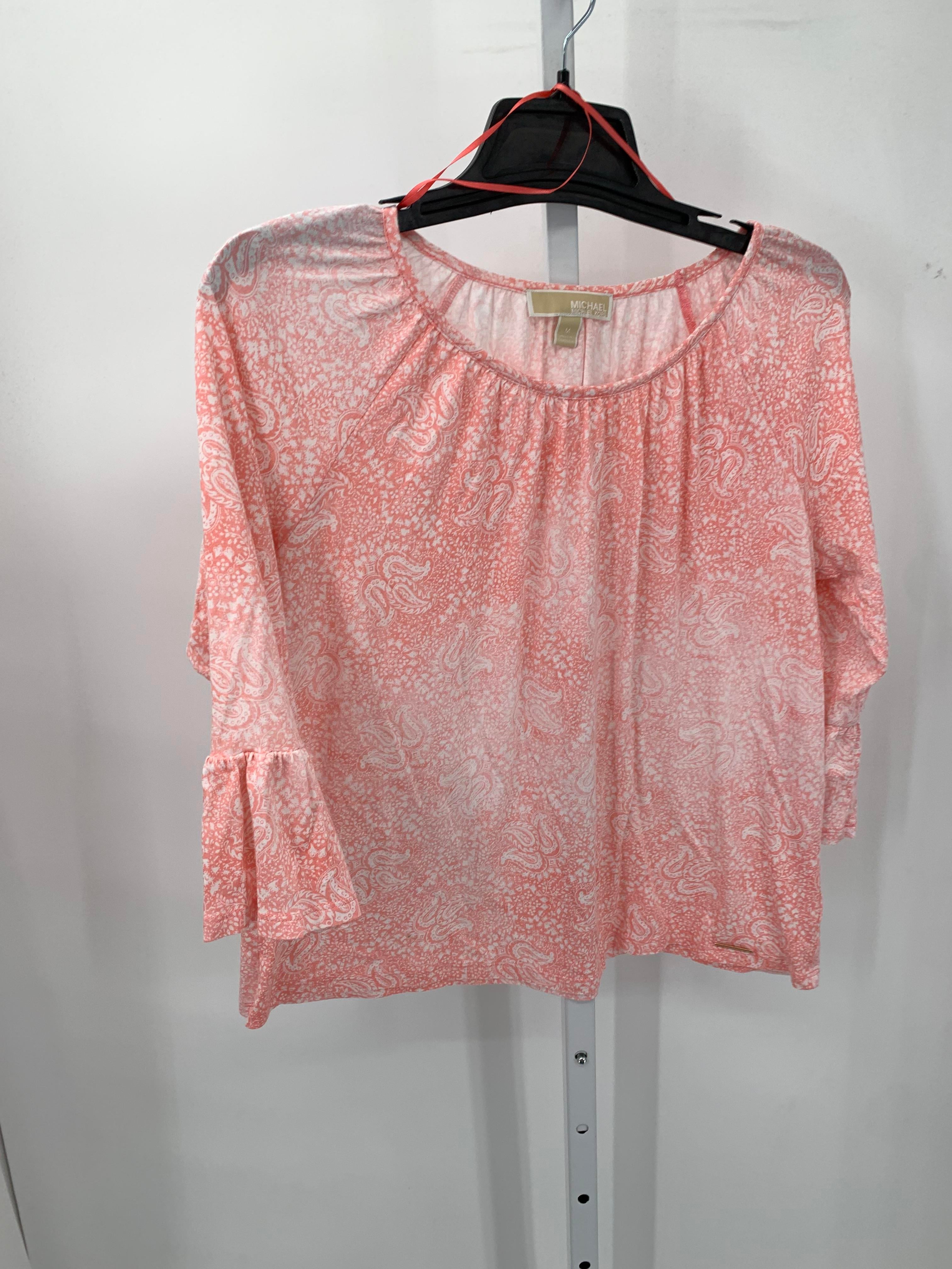 Michael Kors Size Medium Misses 3/4 Sleeve Shirt